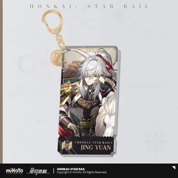 Honkai: Star Rail Character Acrylic Keychain Jing Yuan 9 cm - Akrylowy brelok do kluczy z postacią zdjęcie produktu