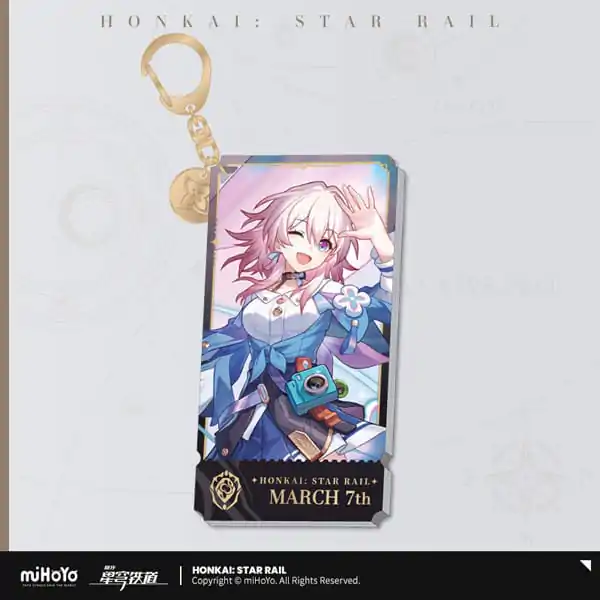 Honkai: Star Rail Brelok Akrylowy z Postacią March 7th 9 cm zdjęcie produktu