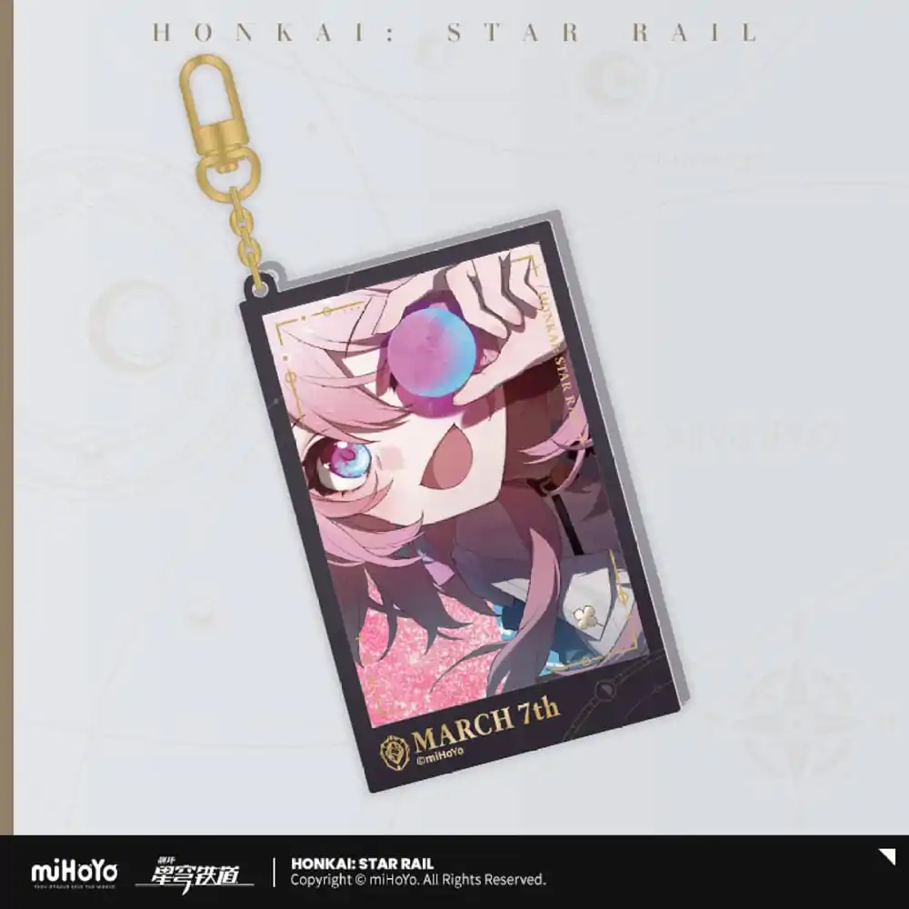 Honkai: Star Rail Countdown Departure Series Akrylowy Breloczek March 7th Brokatowy 9 cm zdjęcie produktu