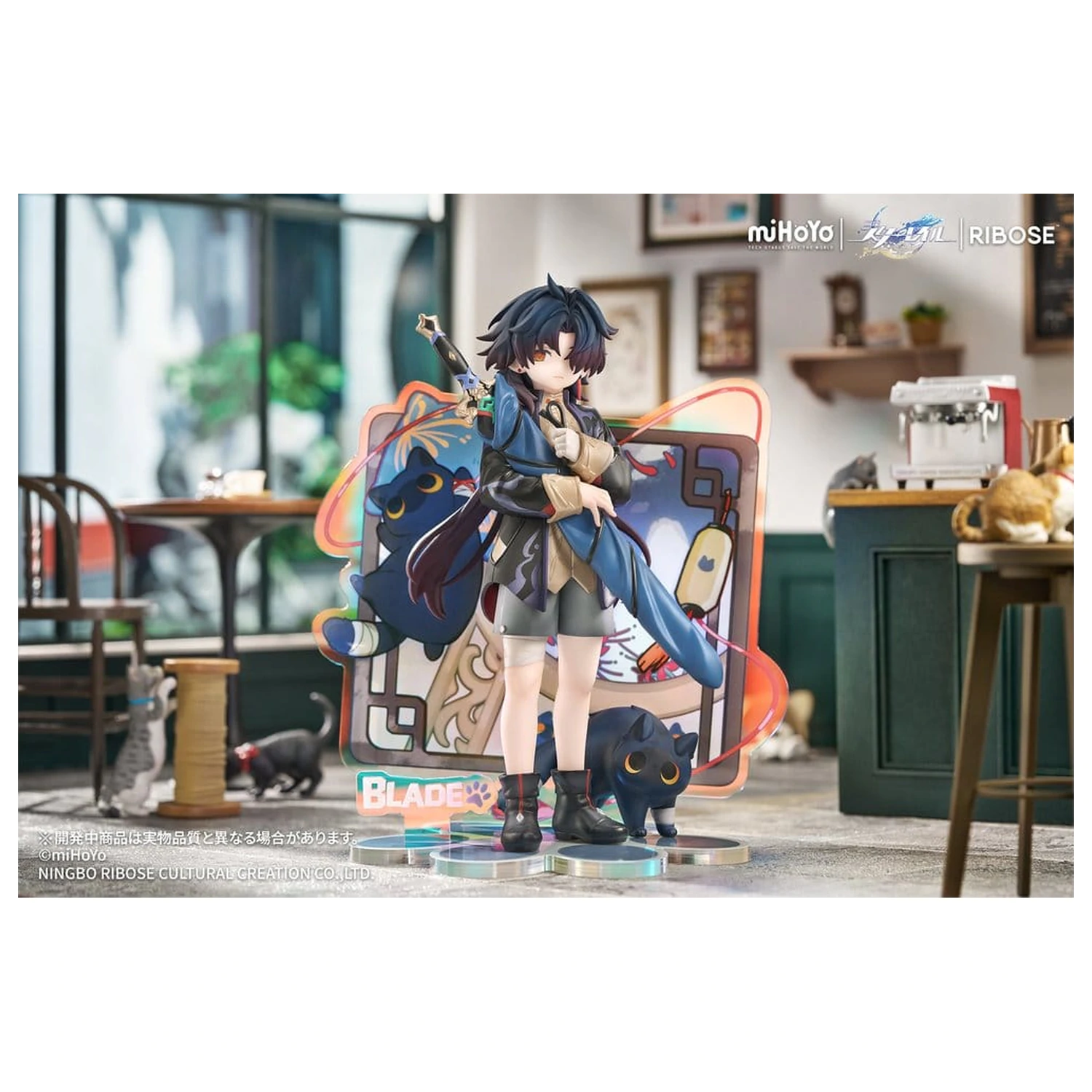 Honkai: Star Rail Rise Up+ Chibi Cat Series Chibi Figure Blade Ver. 19 cm zdjęcie produktu