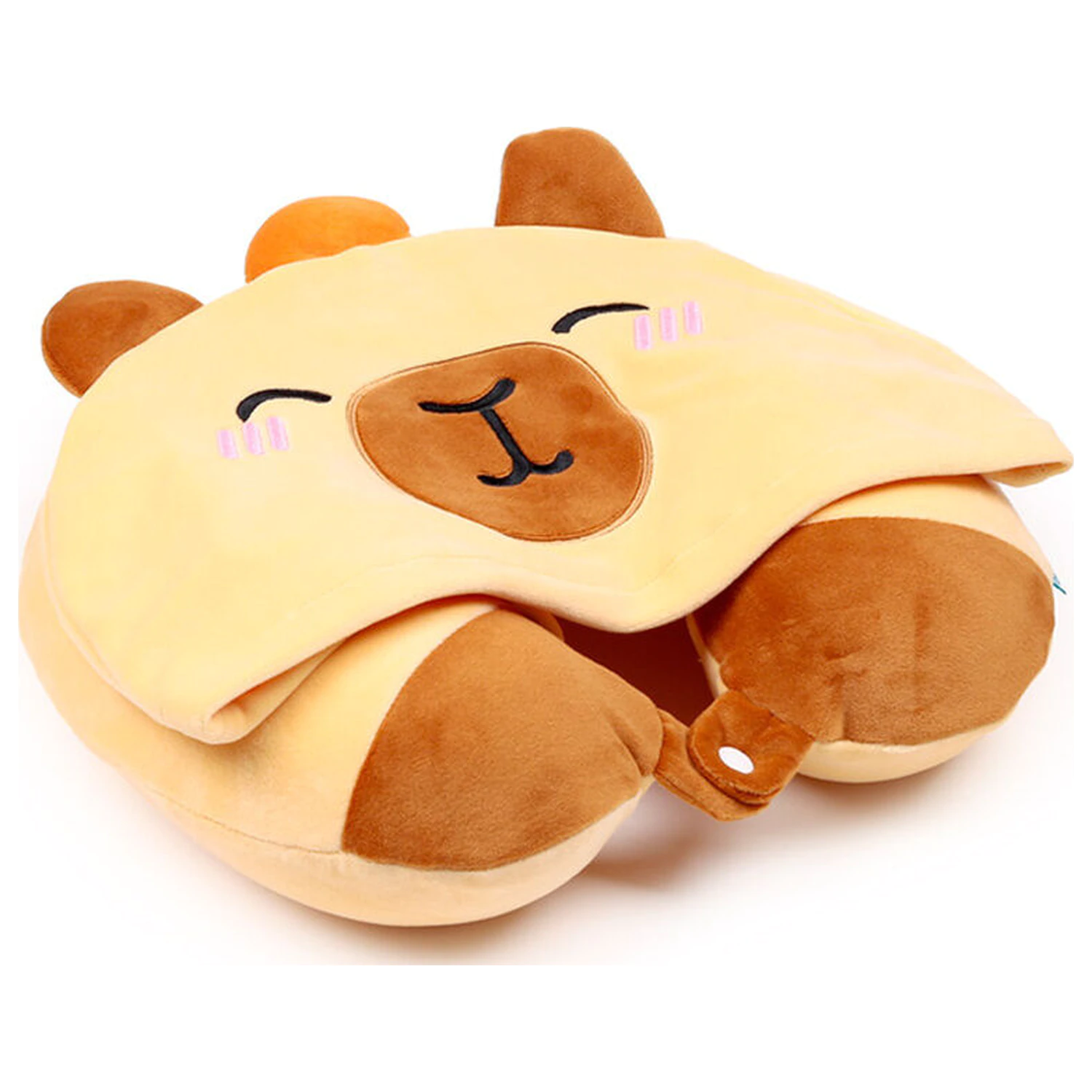 Hoodeazzz Duke The Capibara travel pillow z kapturem zdjęcie produktu