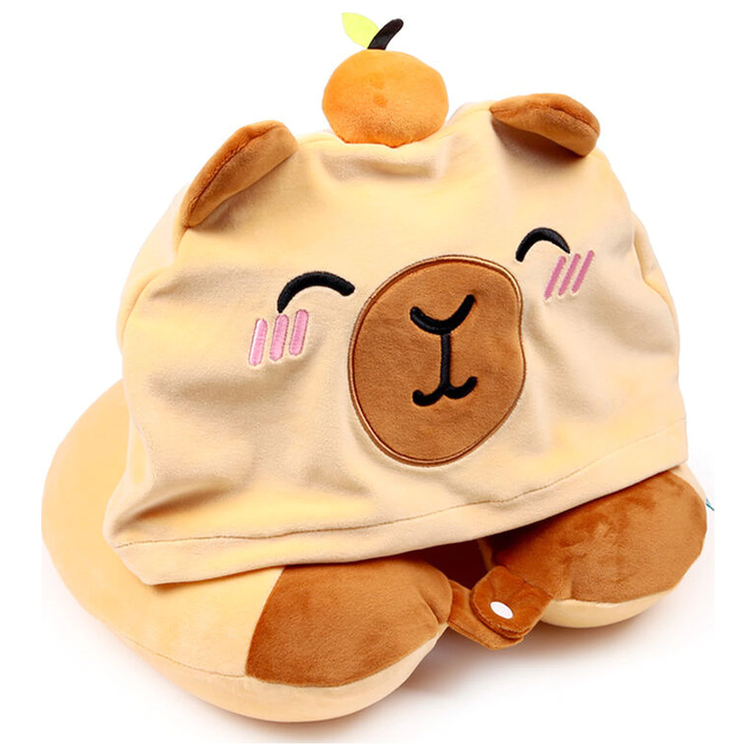 Hoodeazzz Duke The Capibara travel pillow z kapturem zdjęcie produktu