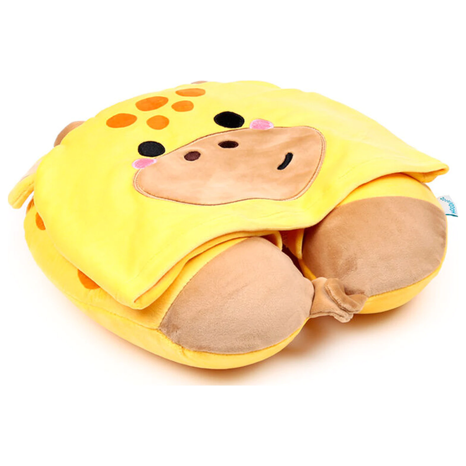 Hoodeazzz Raffi The Giraffe podróżna poduszka z kapturem zdjęcie produktu
