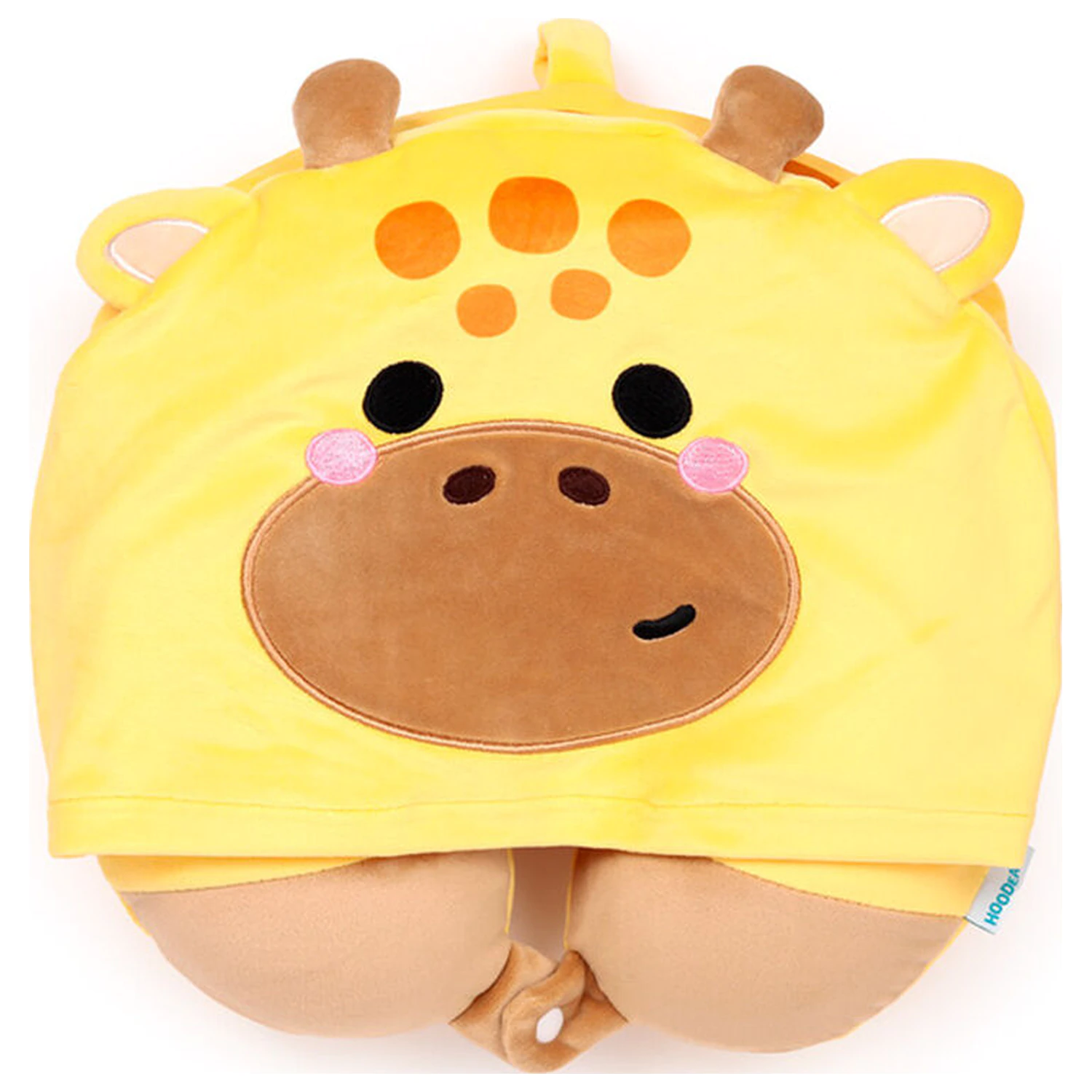 Hoodeazzz Raffi The Giraffe podróżna poduszka z kapturem zdjęcie produktu