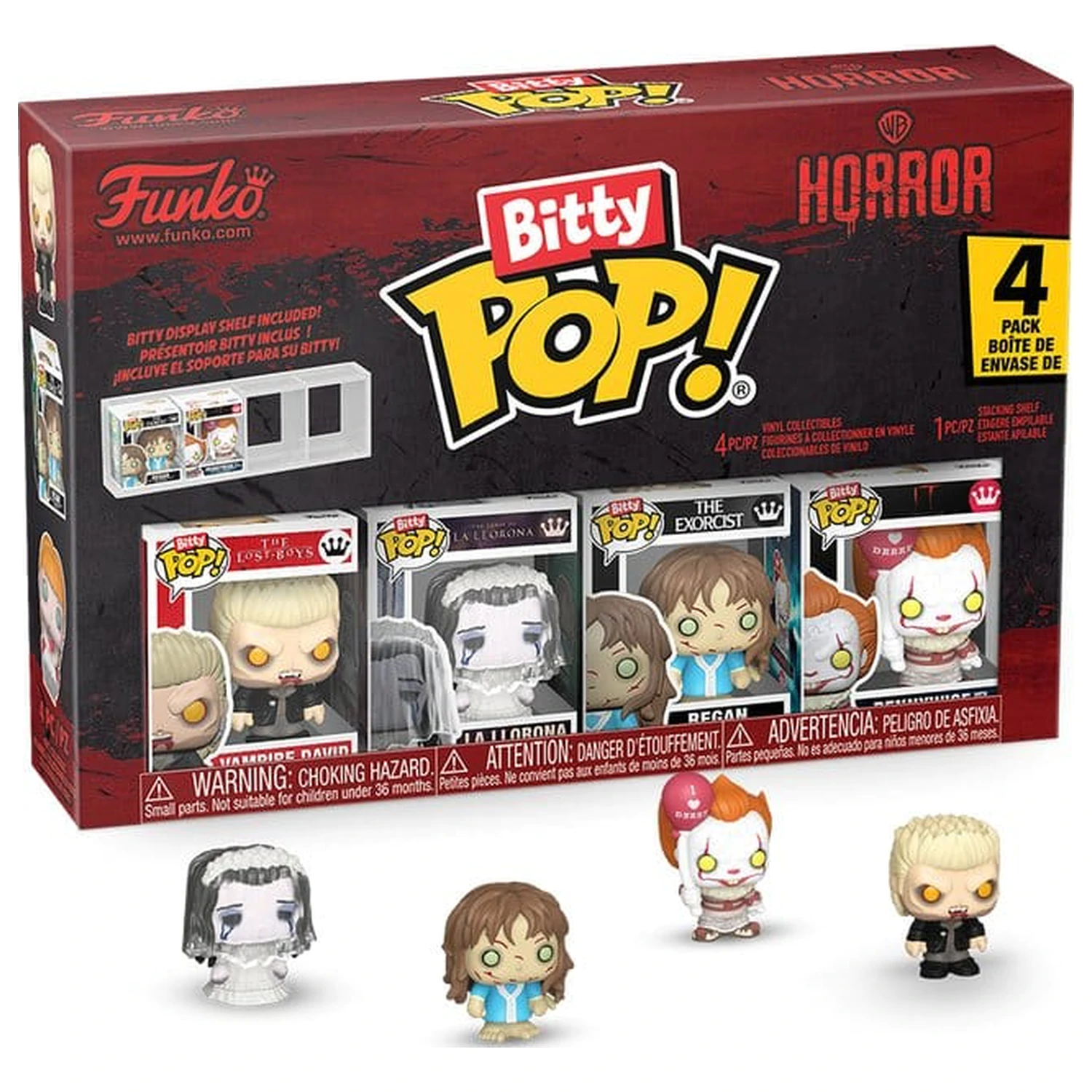 Horror Bitty Funko POP! Winyl Figurka 4-pak David 2,5 cm zdjęcie produktu