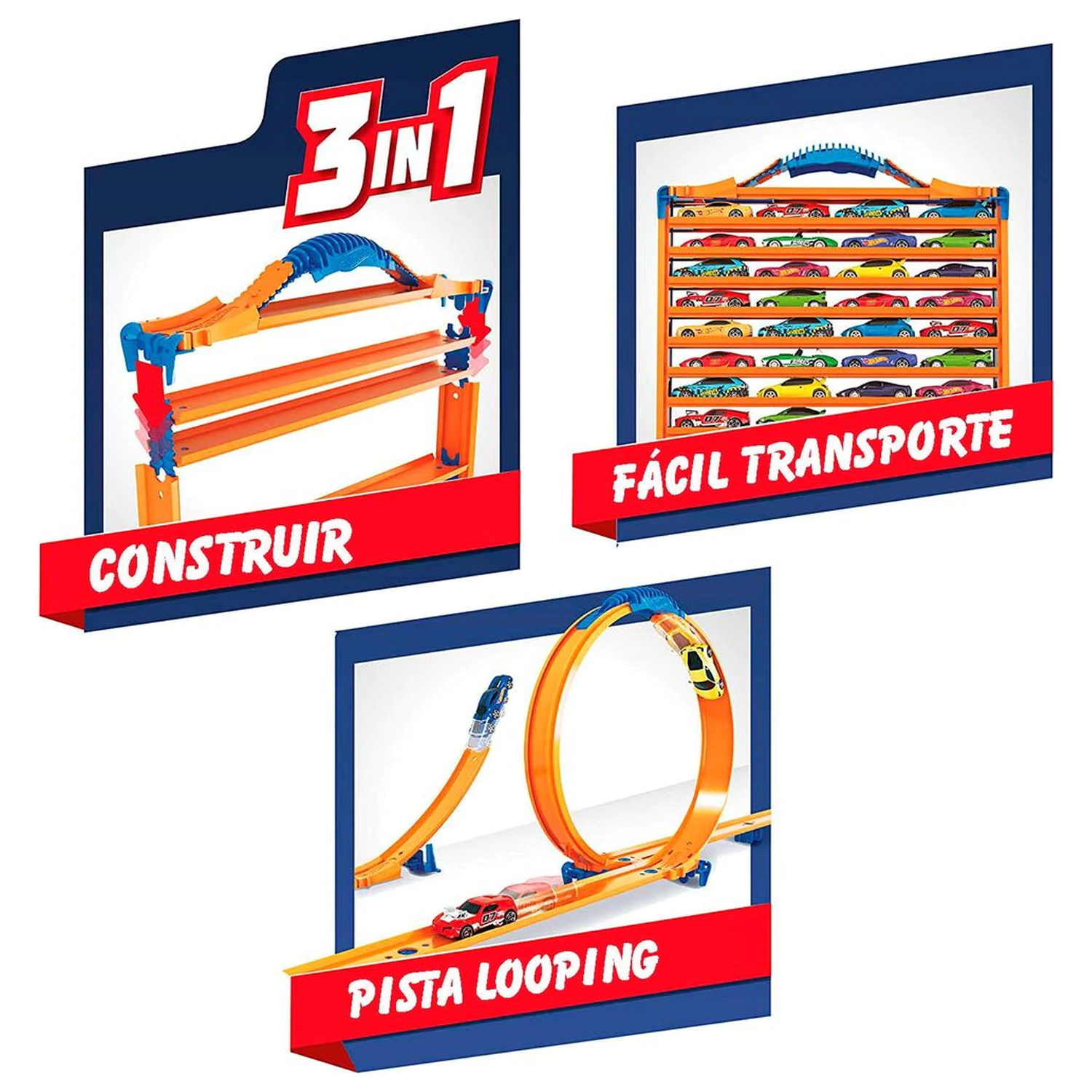 Hot Wheels 3-w-1 futerał na autka zdjęcie produktu