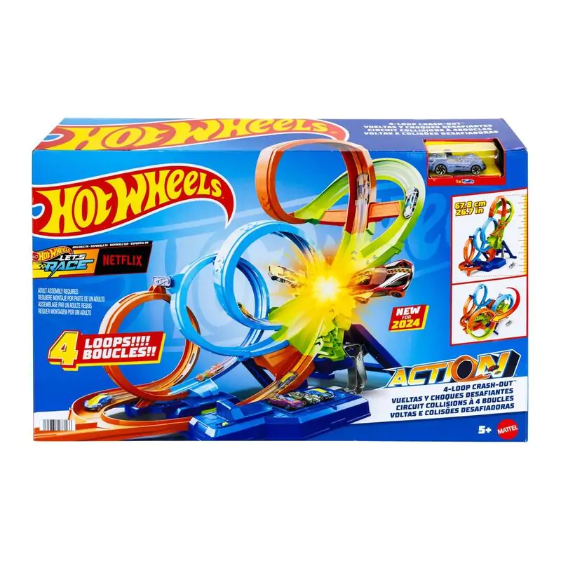 Hot Wheels Akcja 4-Pętlowe Wypadnięcie zdjęcie produktu