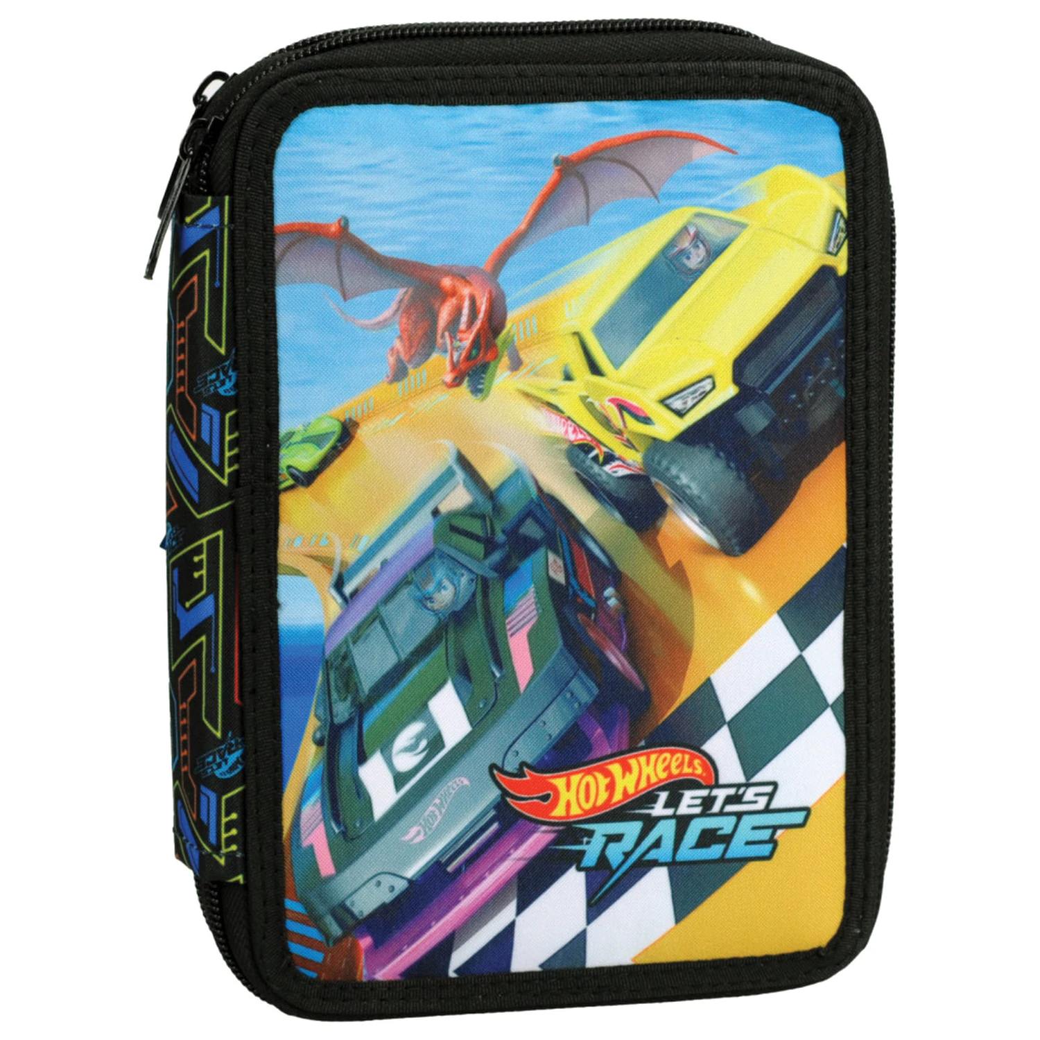Hot Wheels Activate w pełni wyposażony 2-poziomowy piórnik zdjęcie produktu