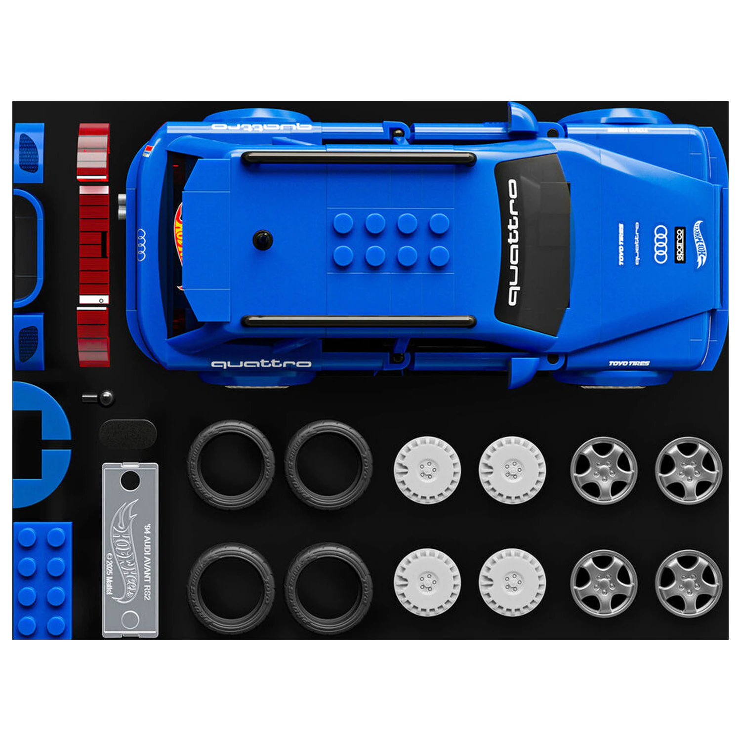 Hot Wheels Audi RS2 zestaw do budowania Speed zdjęcie produktu