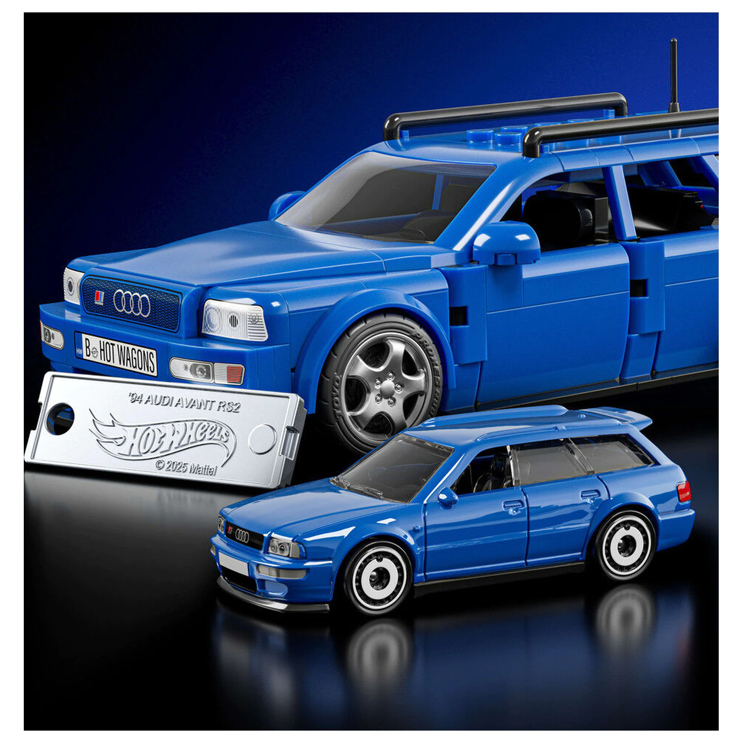 Hot Wheels Audi RS2 zestaw do budowania Speed zdjęcie produktu