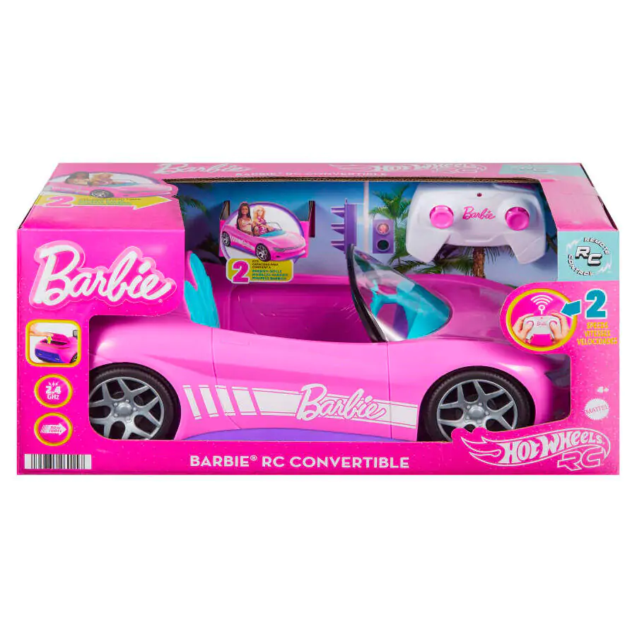 Hot Wheels Barbie sterowany radiowo samochód kabriolet zdjęcie produktu