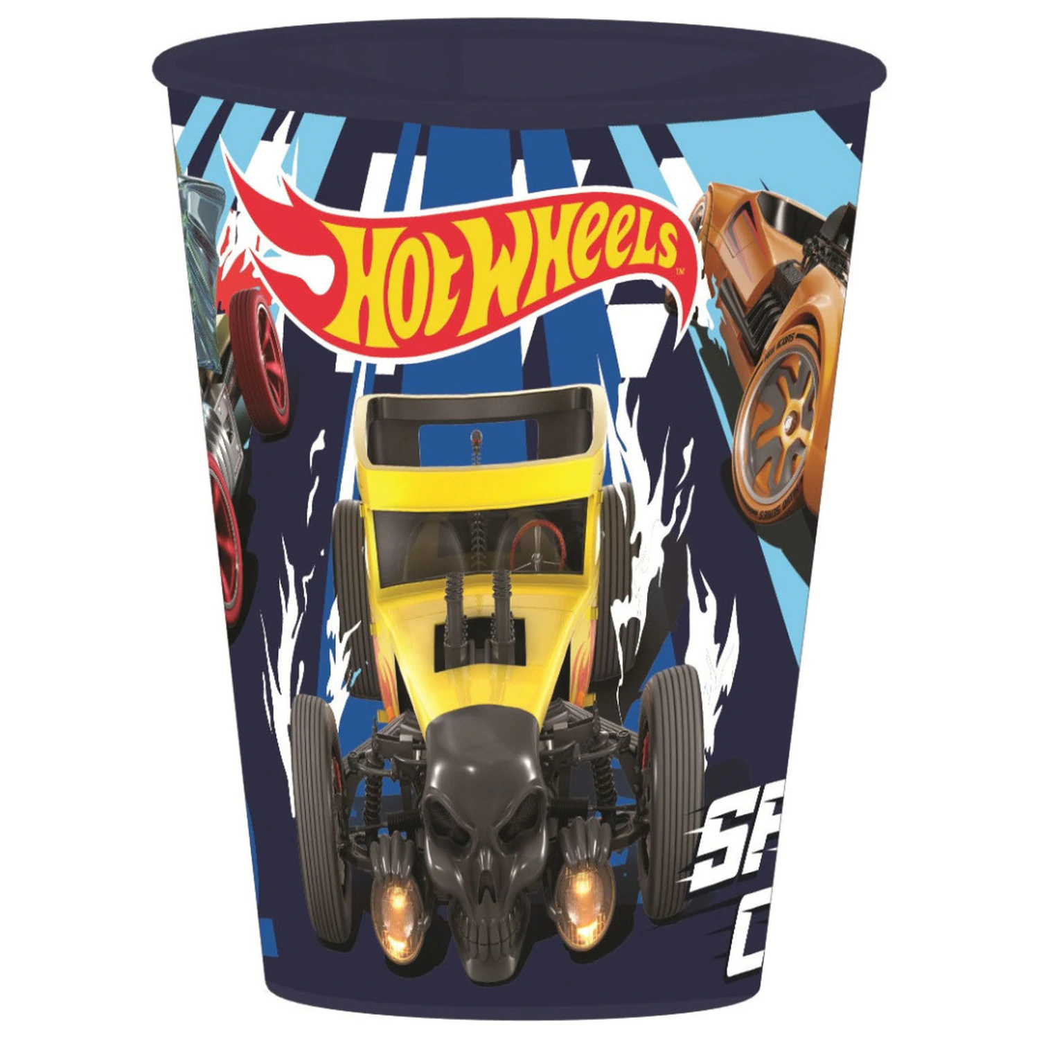 Hot Wheels Blue Fire plastikowy kubek 260 ml zdjęcie produktu