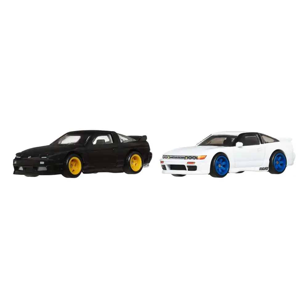 Hot Wheels Premium Car Culture Diecast Pojazd 2-Pak 1/64 '96 Nissan 180SX Type X & Nissan SilEighty zdjęcie produktu