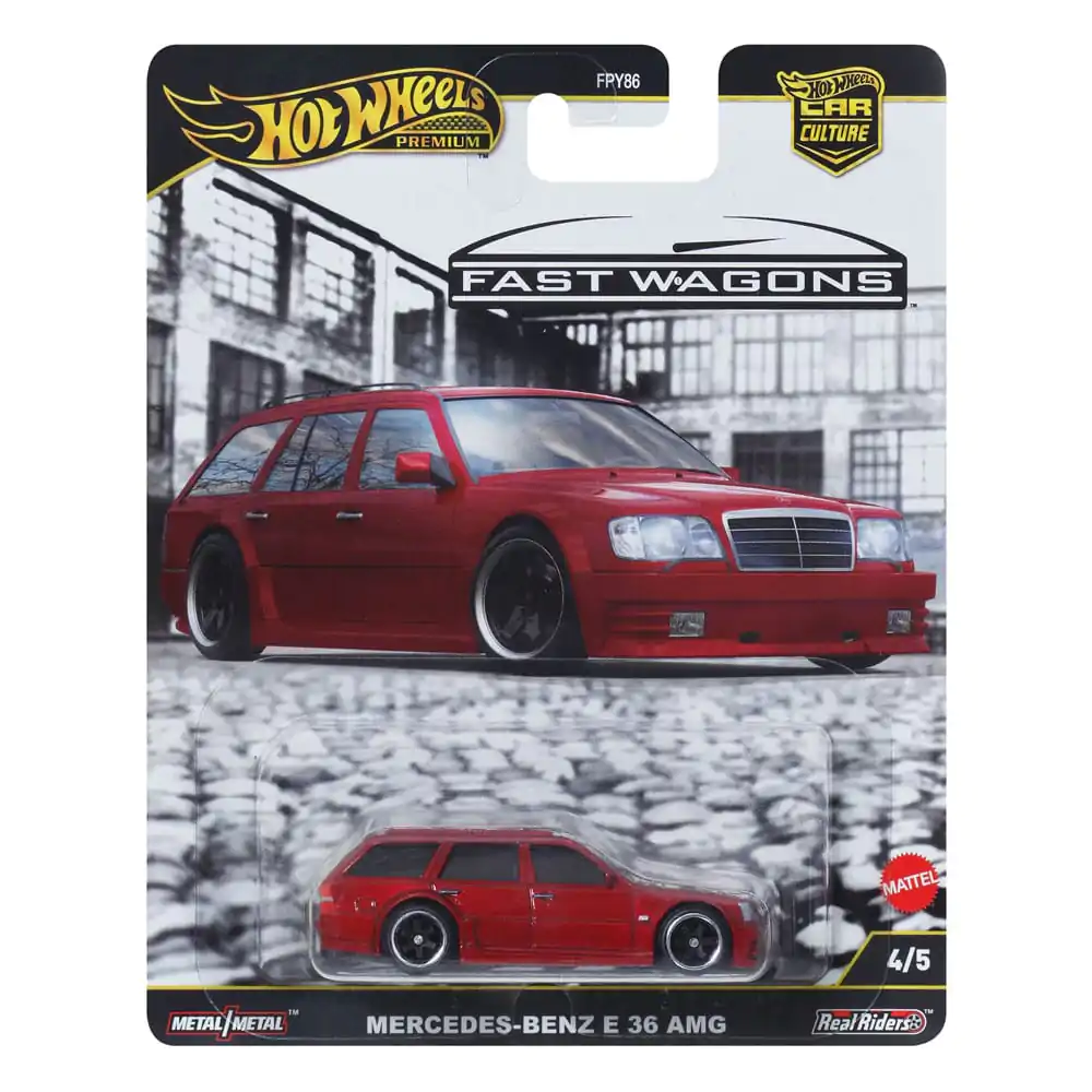 Hot Wheels Premium Car Culture Diecast Pojazd 1/64 Mercedes-Benz E 36 AMG zdjęcie produktu