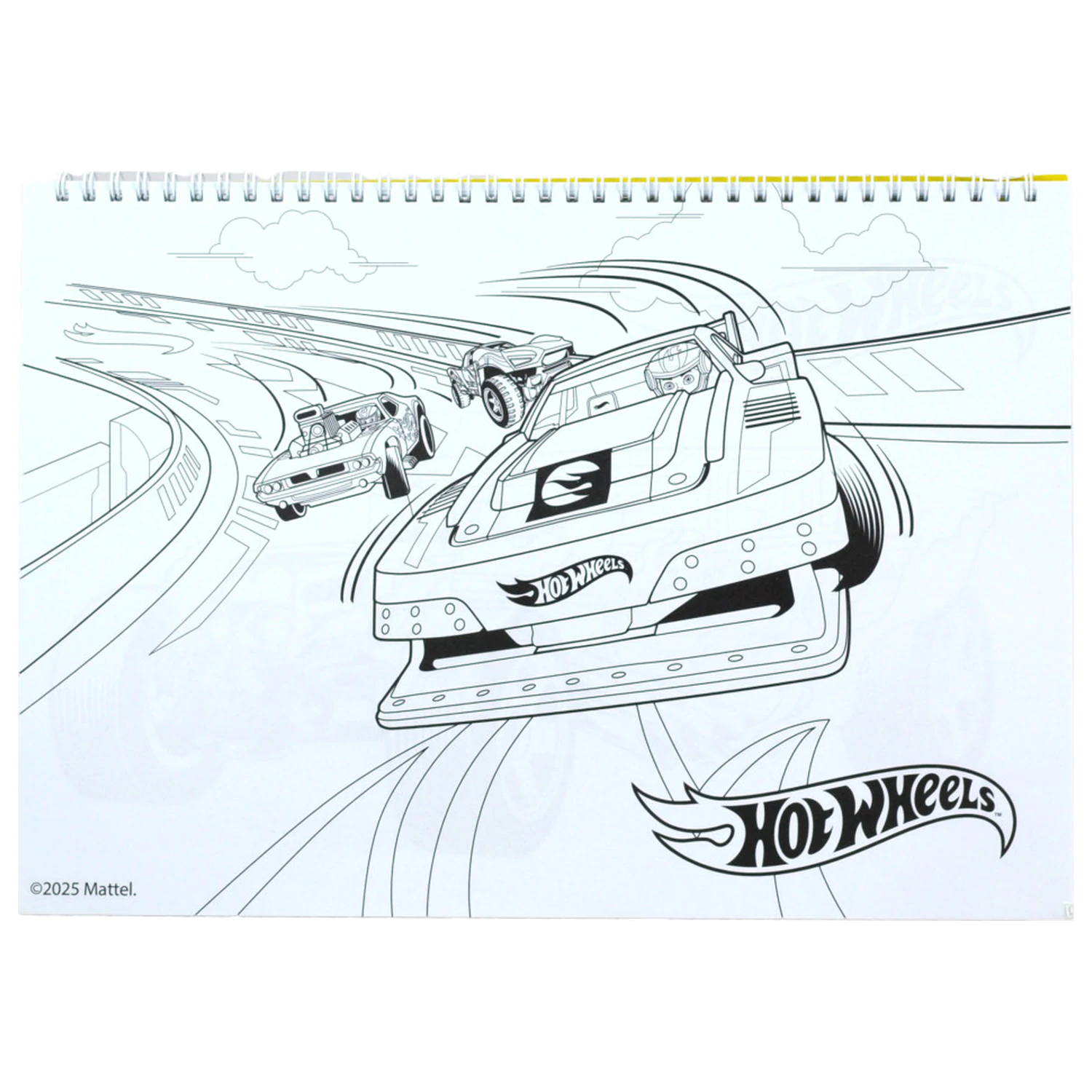 Hot Wheels Challenge A/4 Szkicownik spiralny, 40 kartek z naklejkami zdjęcie produktu
