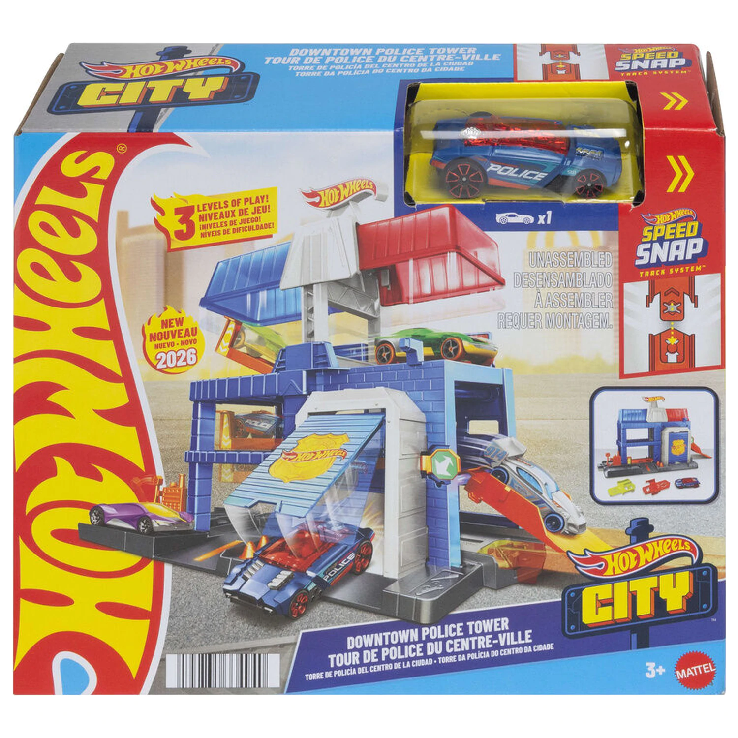 Hot Wheels City Police Station zestaw do zabawy zdjęcie produktu