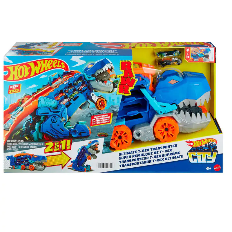 Hot Wheels City Ultimate T-Rex Transporter - Transporter Tyranozaura zdjęcie produktu