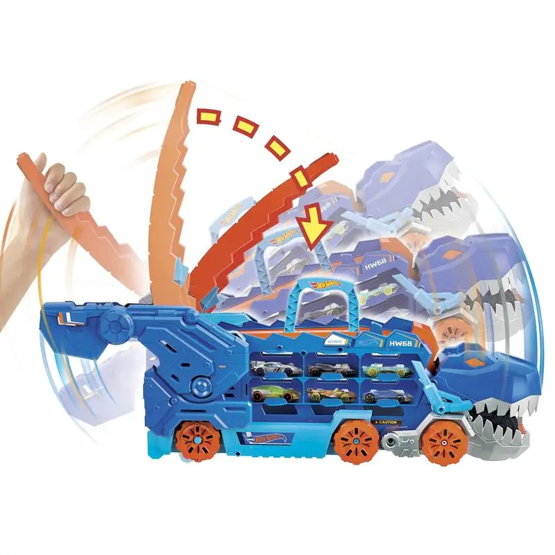 Hot Wheels City Ultimate T-Rex Transporter - Transporter Tyranozaura zdjęcie produktu