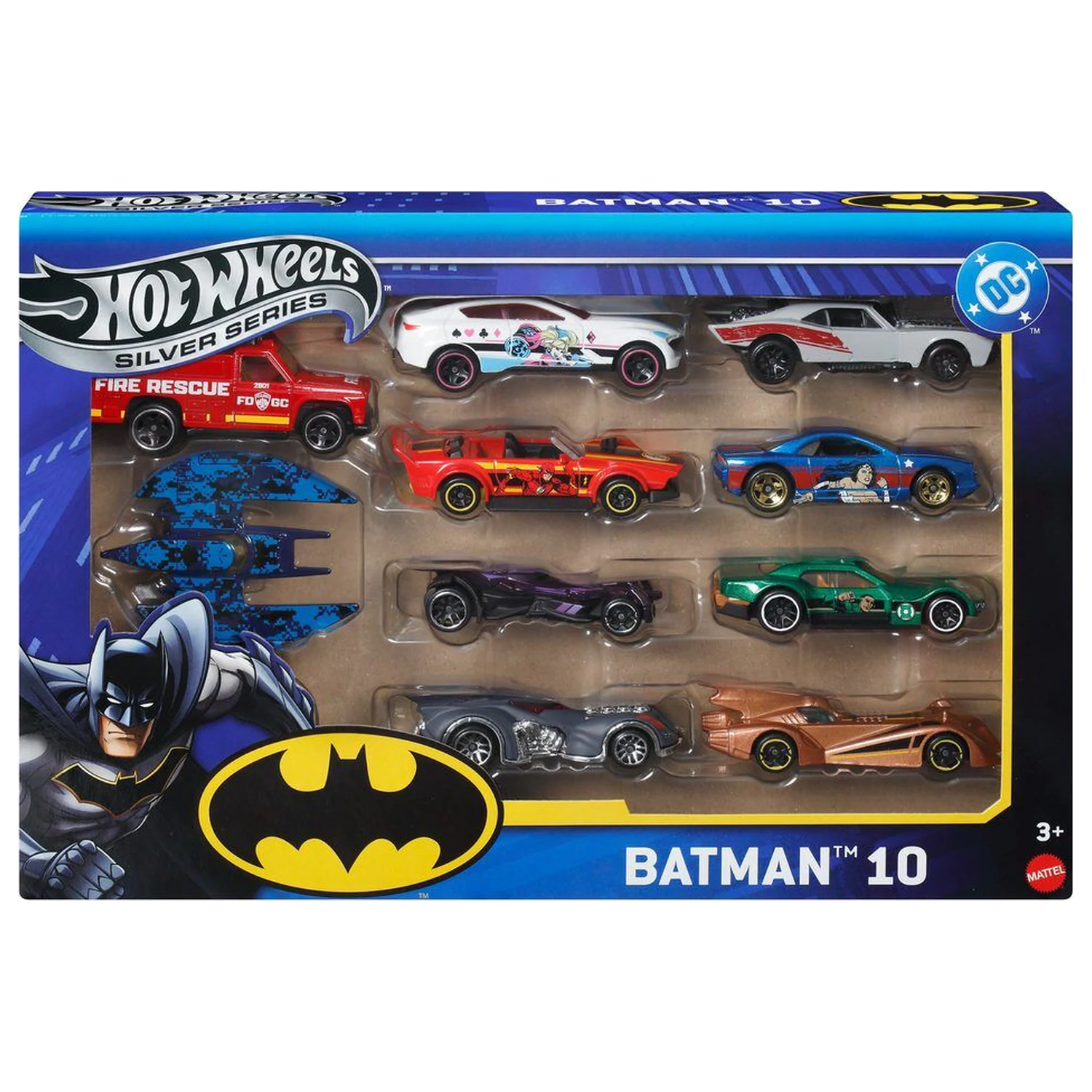 Hot Wheels DC Universe Batman opakowanie 10 pojazdów zdjęcie produktu