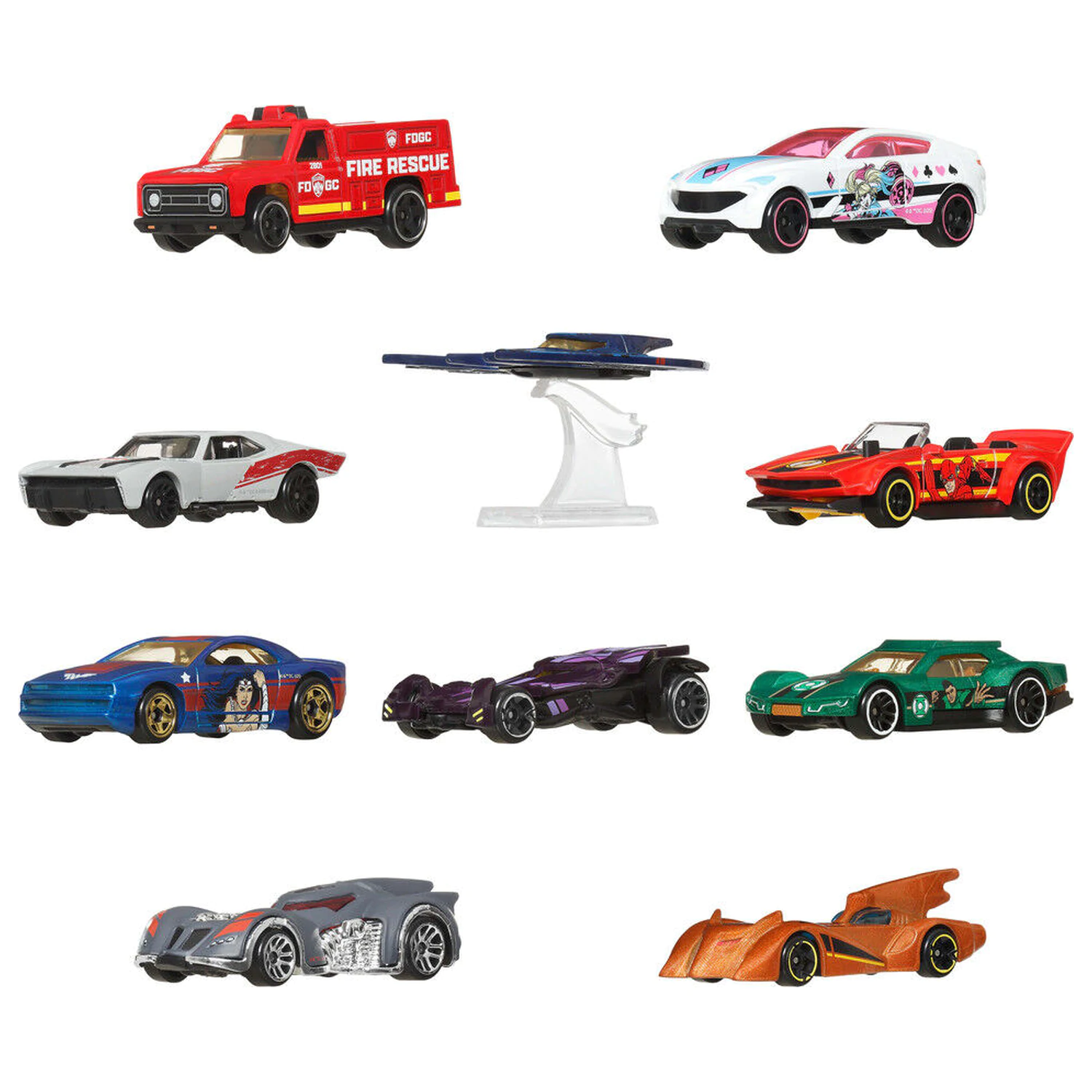Hot Wheels DC Universe Batman opakowanie 10 pojazdów zdjęcie produktu