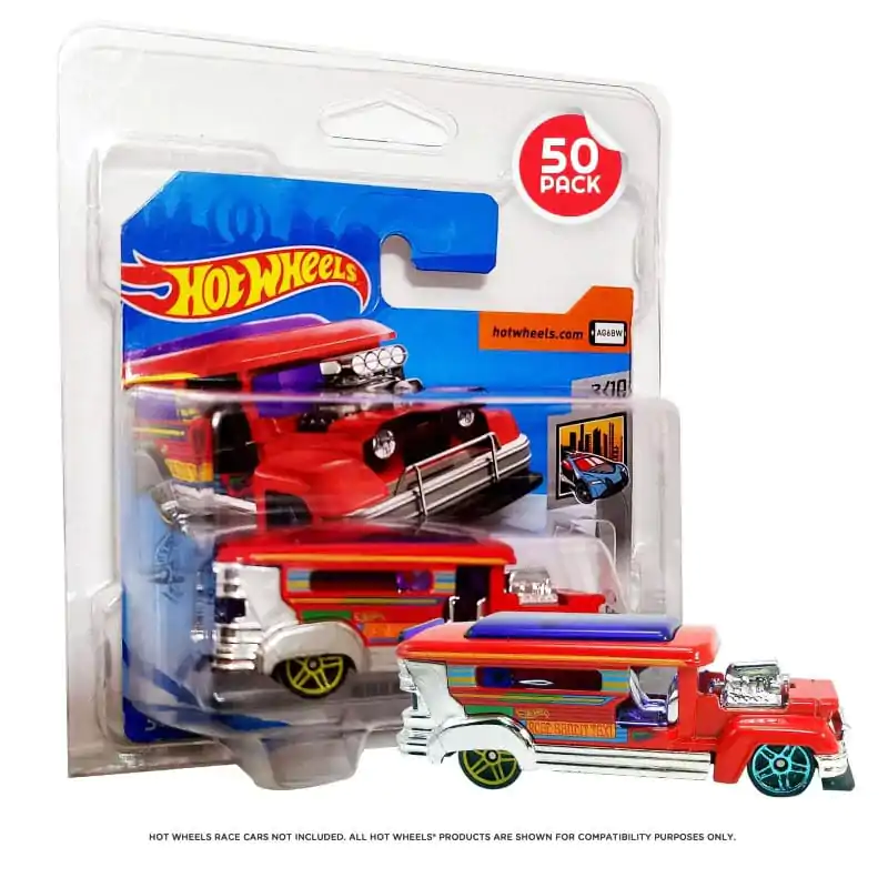 Hot Wheels European Series PET Blisters 50-Pack (opakowanie 50 sztuk) dla Short Card zdjęcie produktu