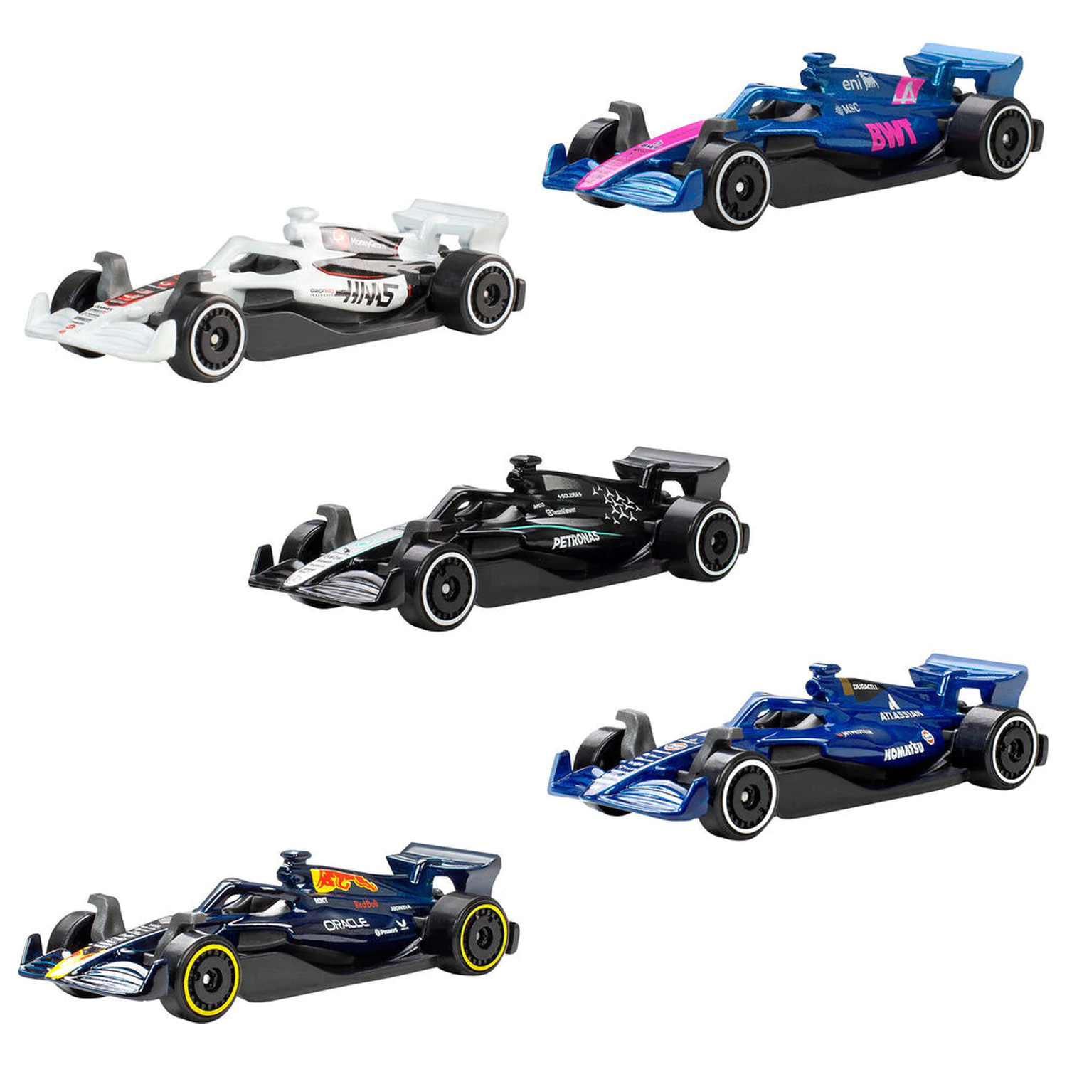 Hot Wheels F1 5-częściowy zestaw samochodów zdjęcie produktu