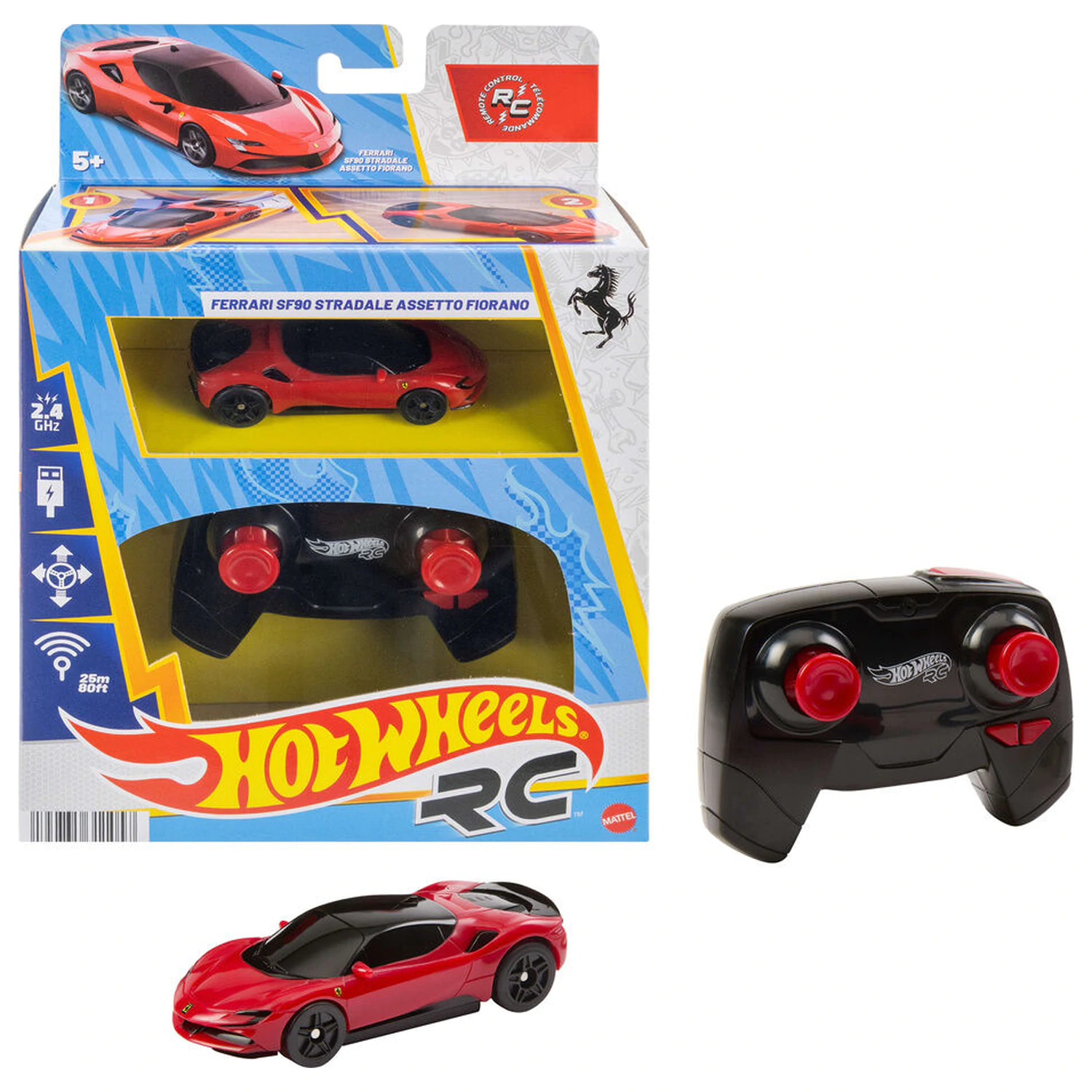 Hot Wheels Ferrari SF90 Samochód zdalnie sterowany zdjęcie produktu