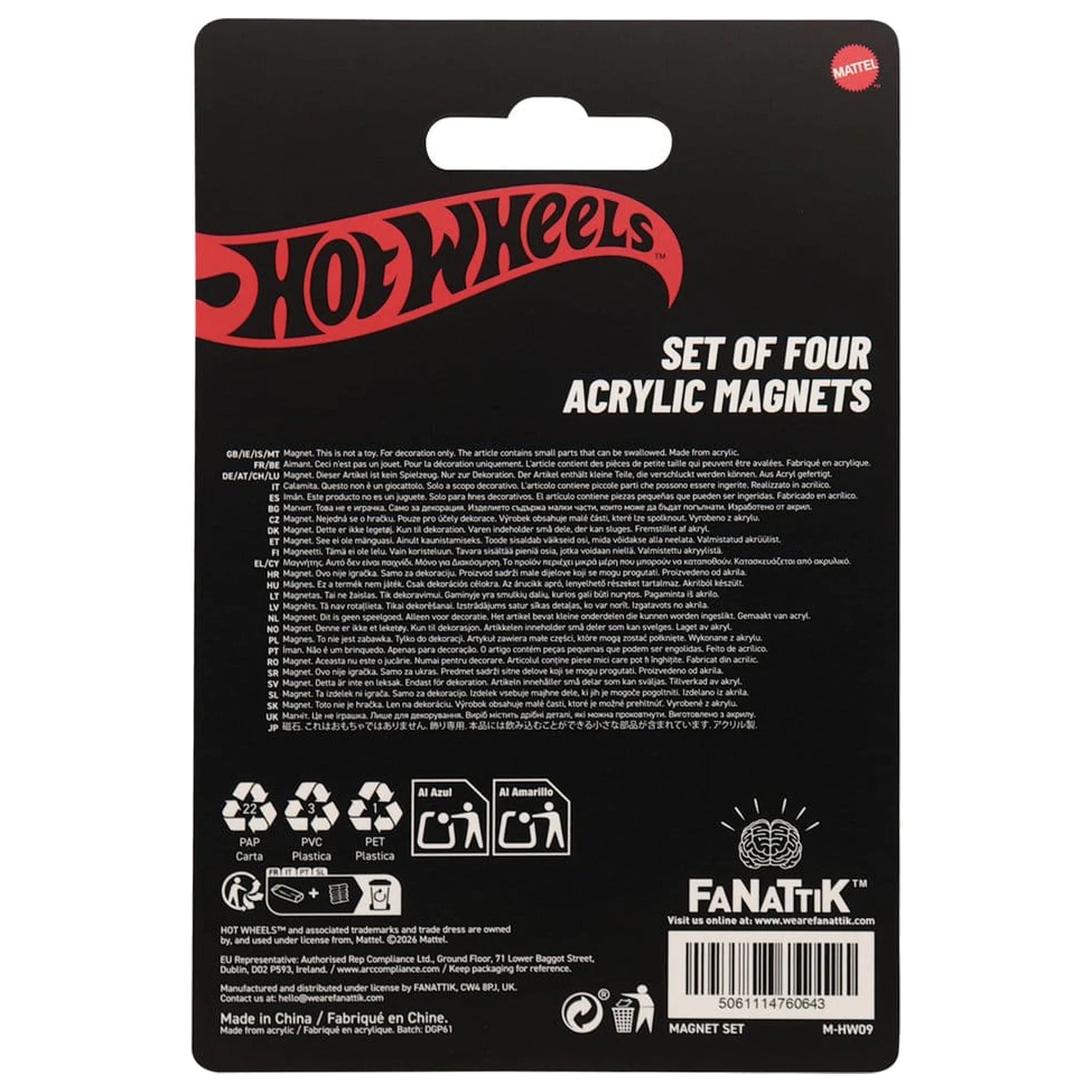 Hot Wheels Zestaw Magnesów Location zdjęcie produktu