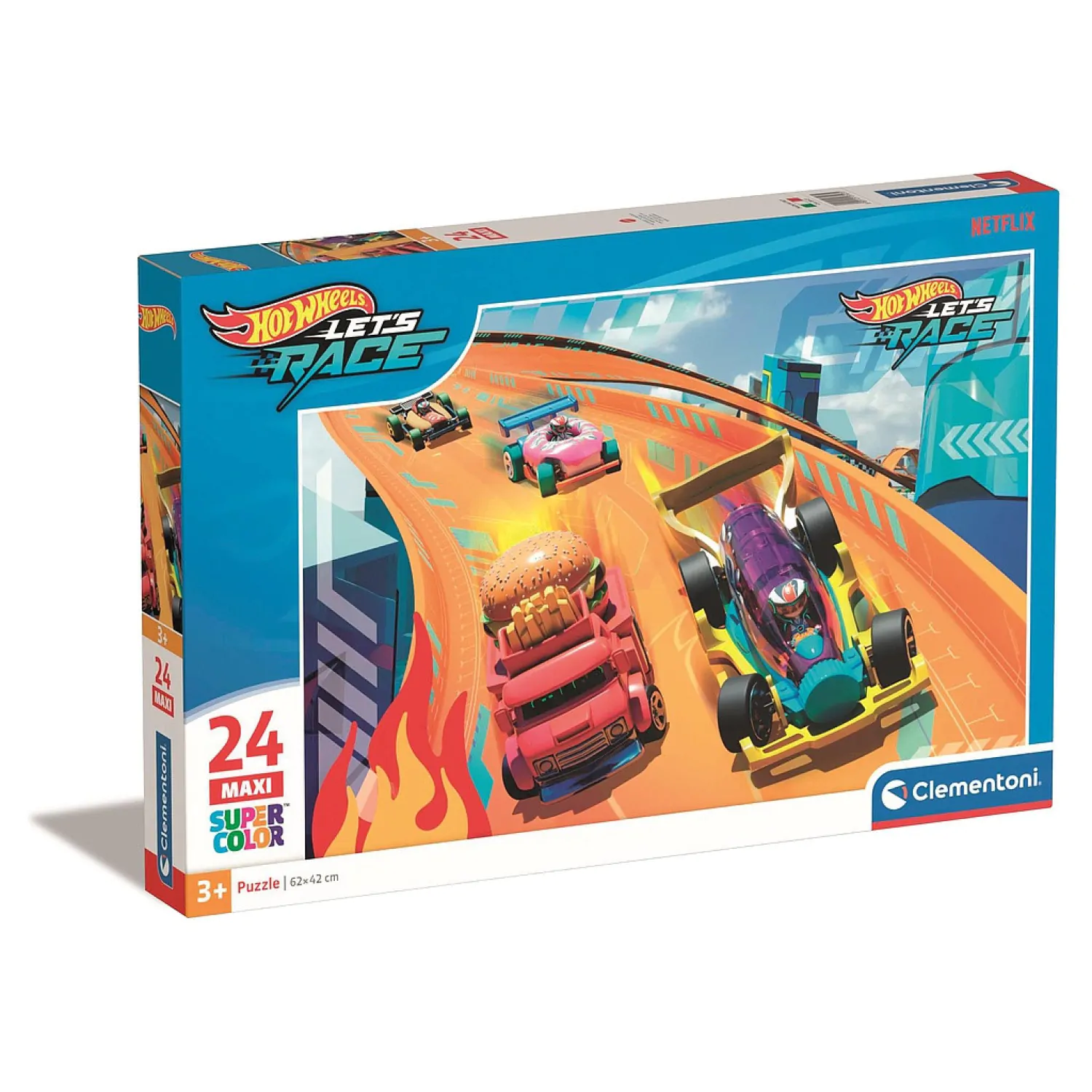 Hot Wheels maxi puzzle 24 elementy zdjęcie produktu