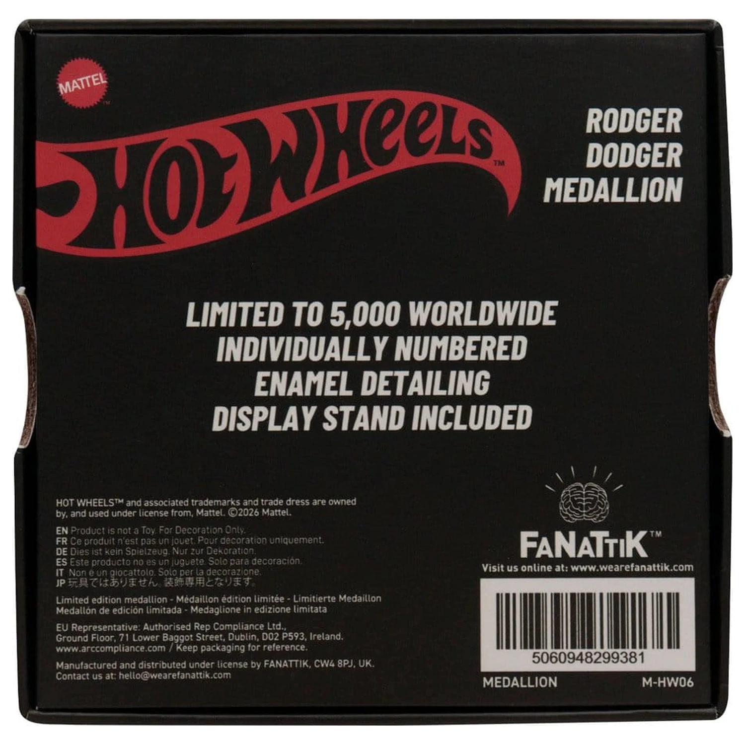 Hot Wheels Medallion Rodger Dodger Edycja Limitowana zdjęcie produktu