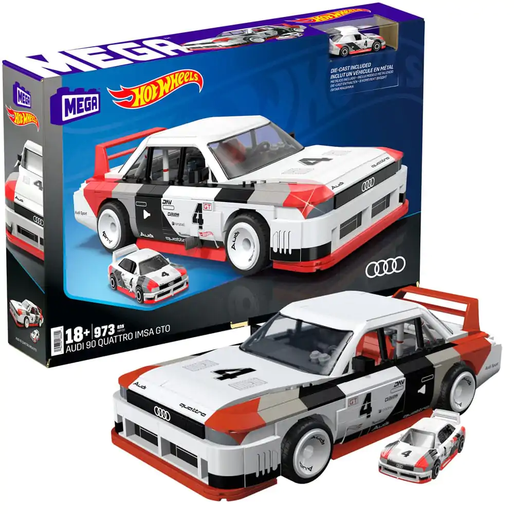 Hot Wheels MEGA Zestaw Konstrukcyjny 1/15 Audi 90 Quattro IMSA GTO 29 cm zdjęcie produktu