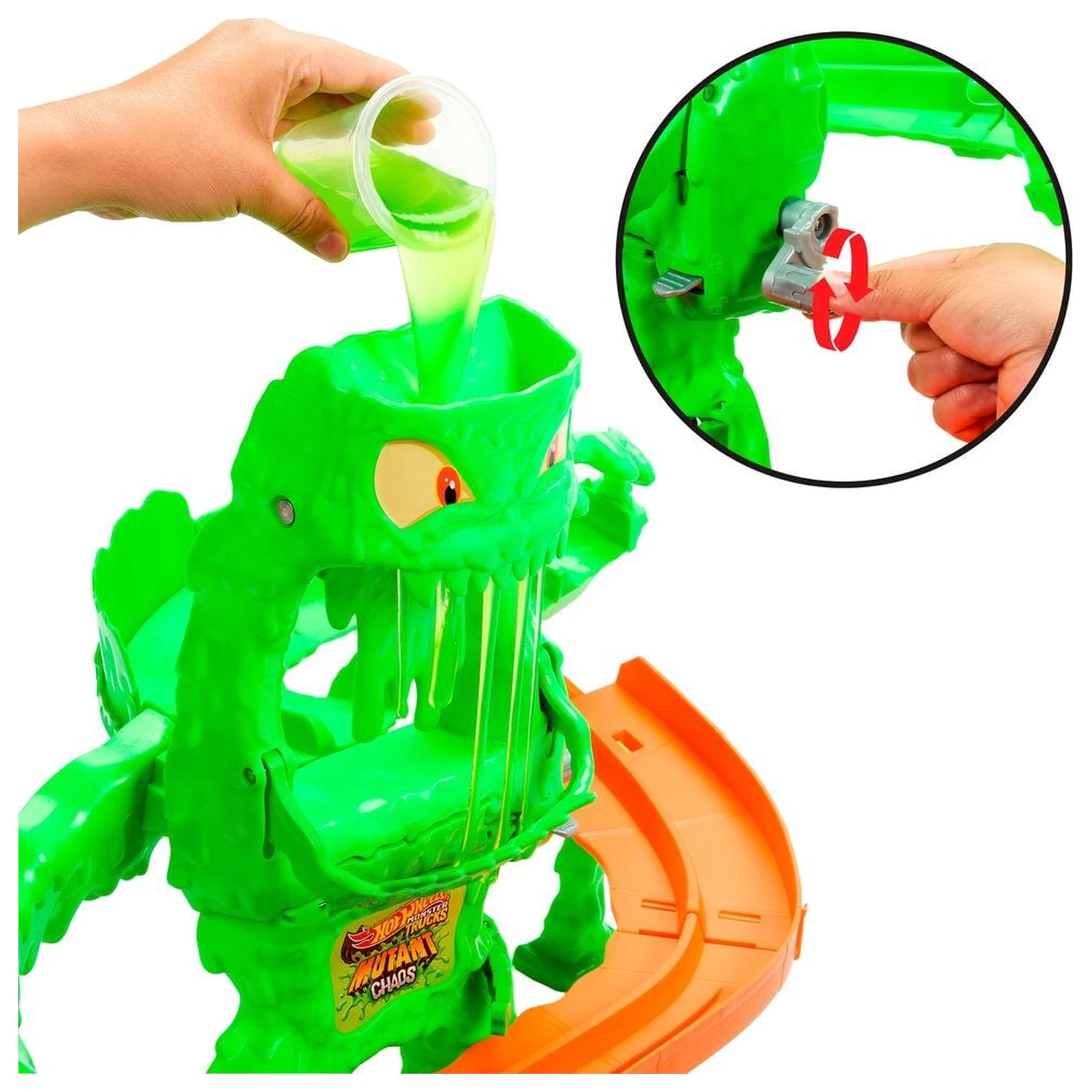 Hot Wheels Monster Trucks Mutant Chaos Monster Takedown Zestaw do zabawy zdjęcie produktu