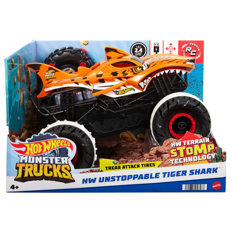 Hot Wheels Potworne Ciężarówki Unstoppable Tiger Shark zdjęcie produktu