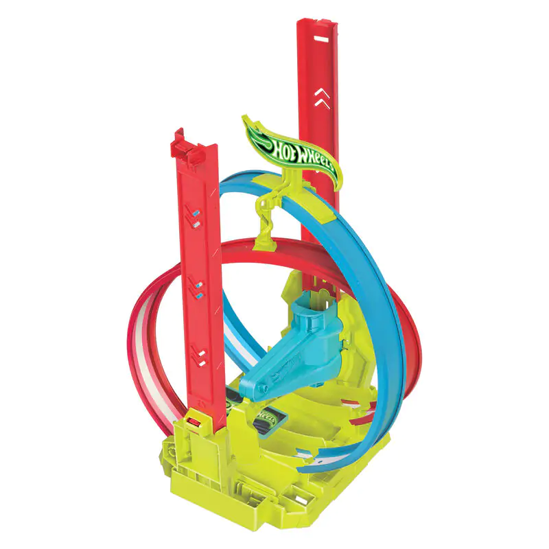Hot Wheels Neon Speeders Tor Kaskaderski Laser Stunt Slamway zdjęcie produktu