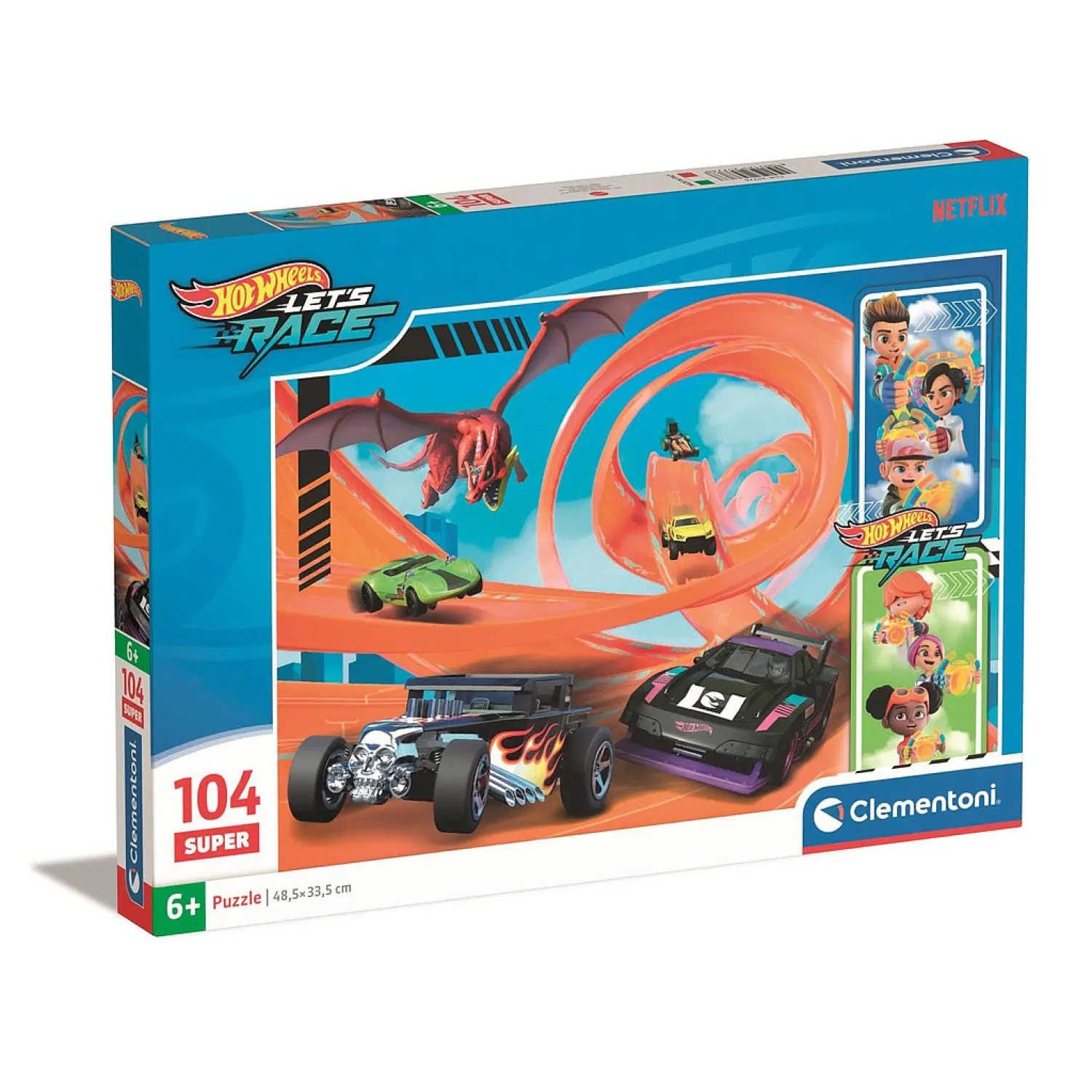 Puzzle Hot Wheels 104 elementy zdjęcie produktu
