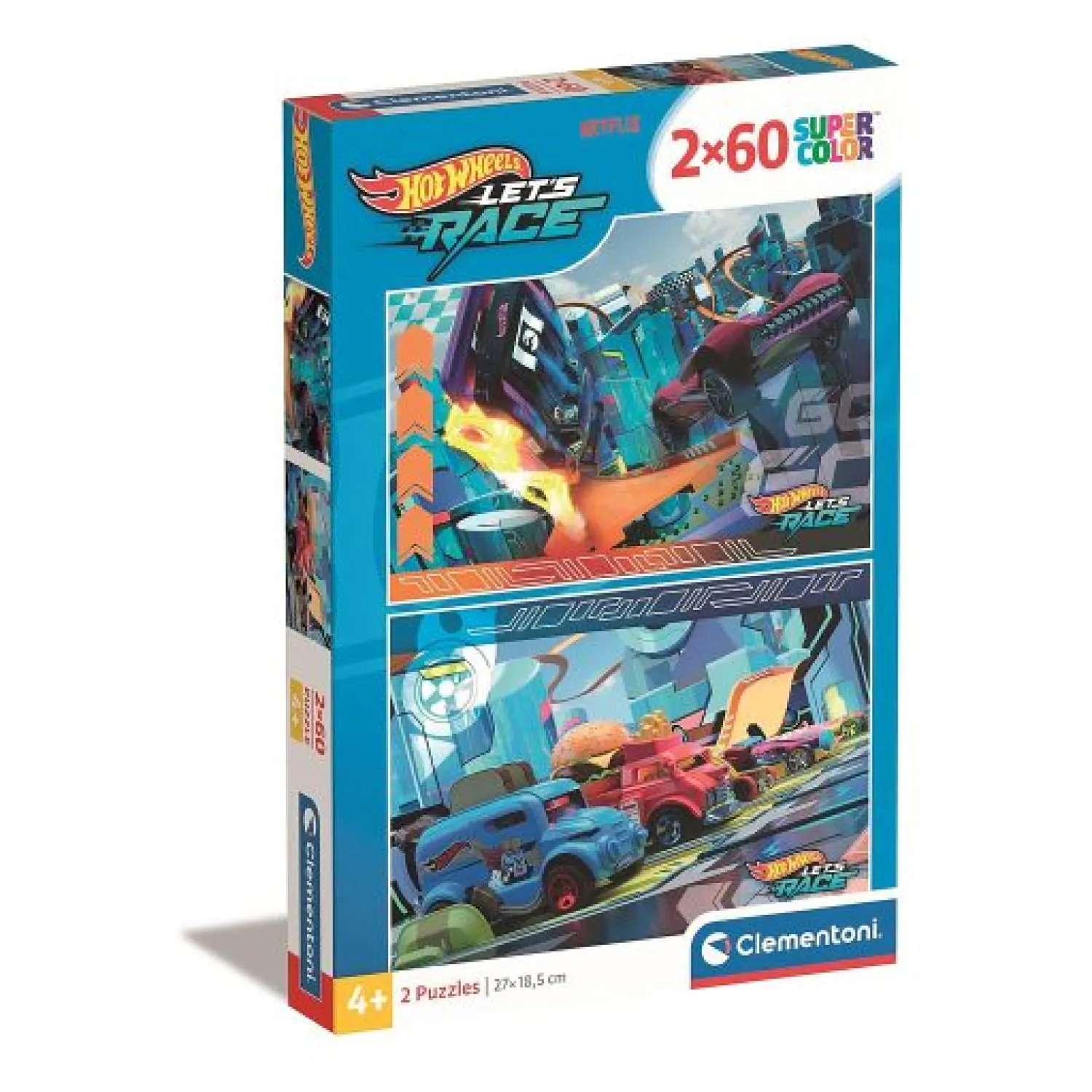 Puzzle Hot Wheels 2x60 elementów zdjęcie produktu