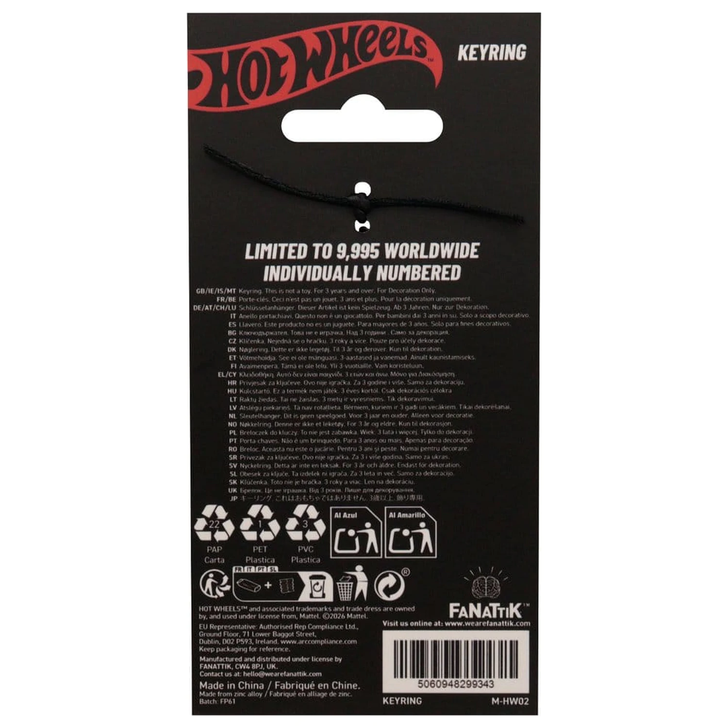 Brelok Hot Wheels Race 'Em Collect 'Em – edycja limitowana zdjęcie produktu