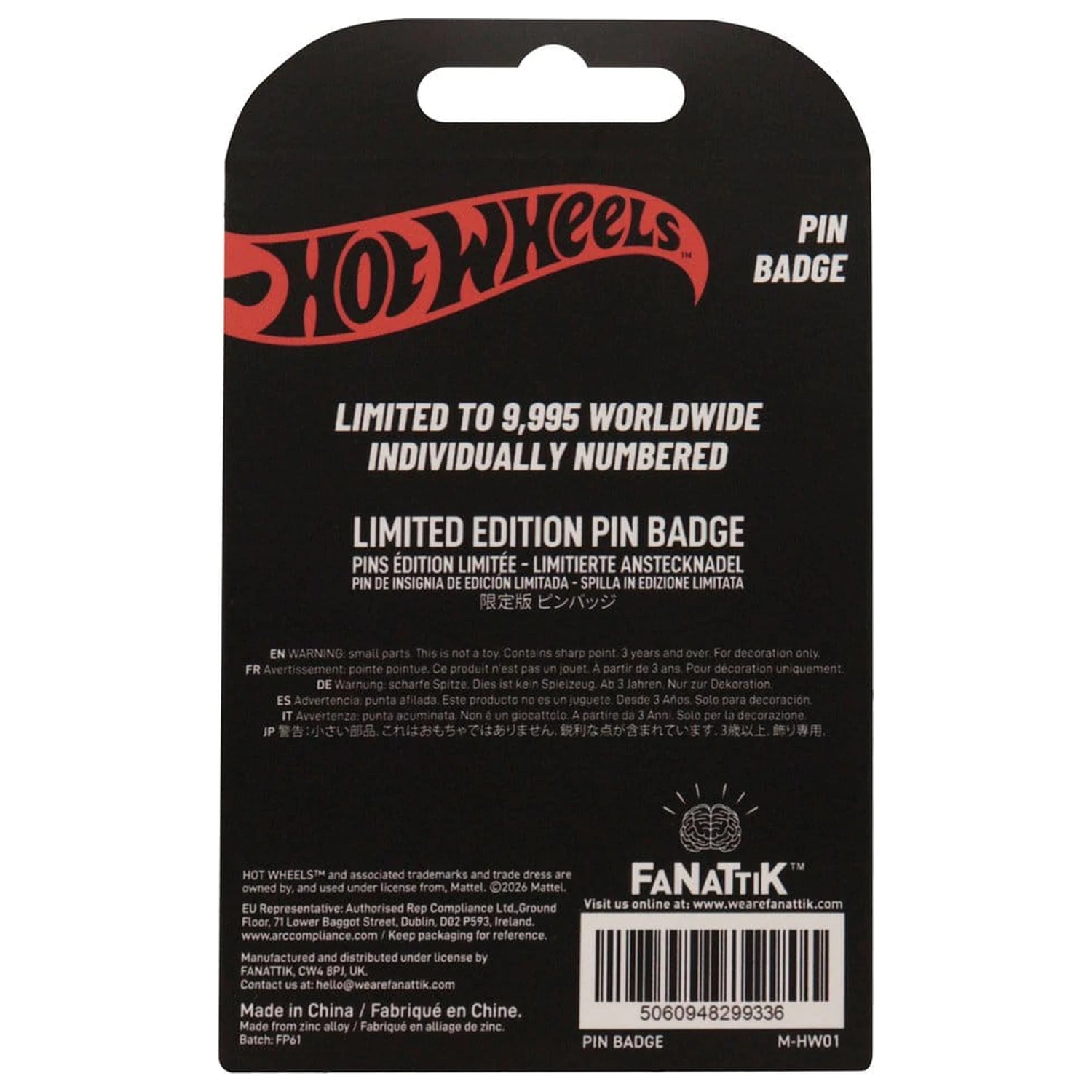 Hot Wheels Pin Badge Race Team Limited Edition  zdjęcie produktu
