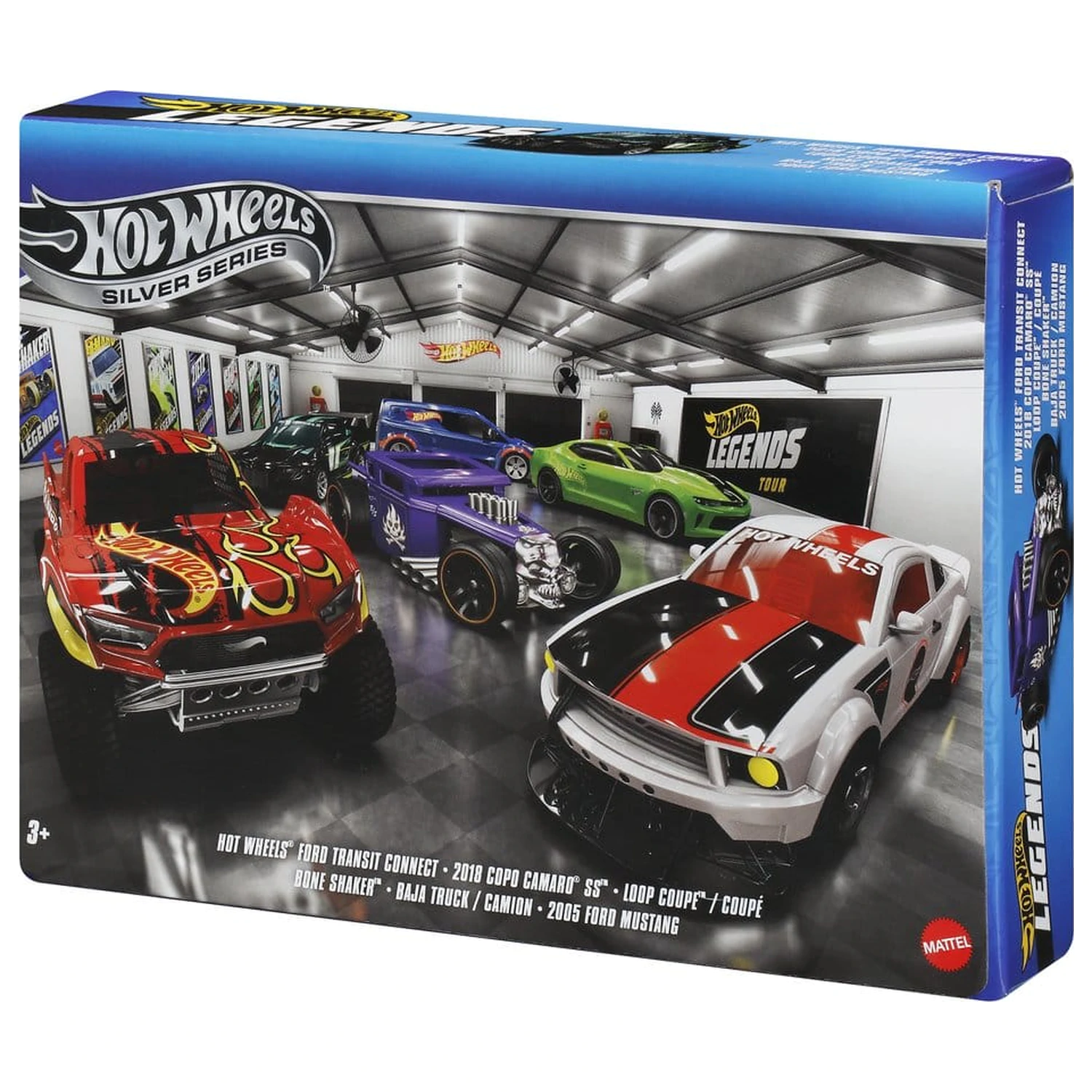 Hot Wheels Silver Series Die-Cast Pojazd 6-Pak 1/64 Legends zdjęcie produktu