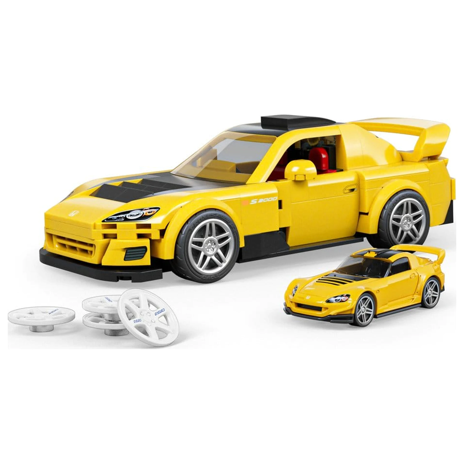 Hot Wheels Speed Series Mattel Brick Shop Zestaw Konstrukcyjny 1/32 '07 Honda S2000 zdjęcie produktu