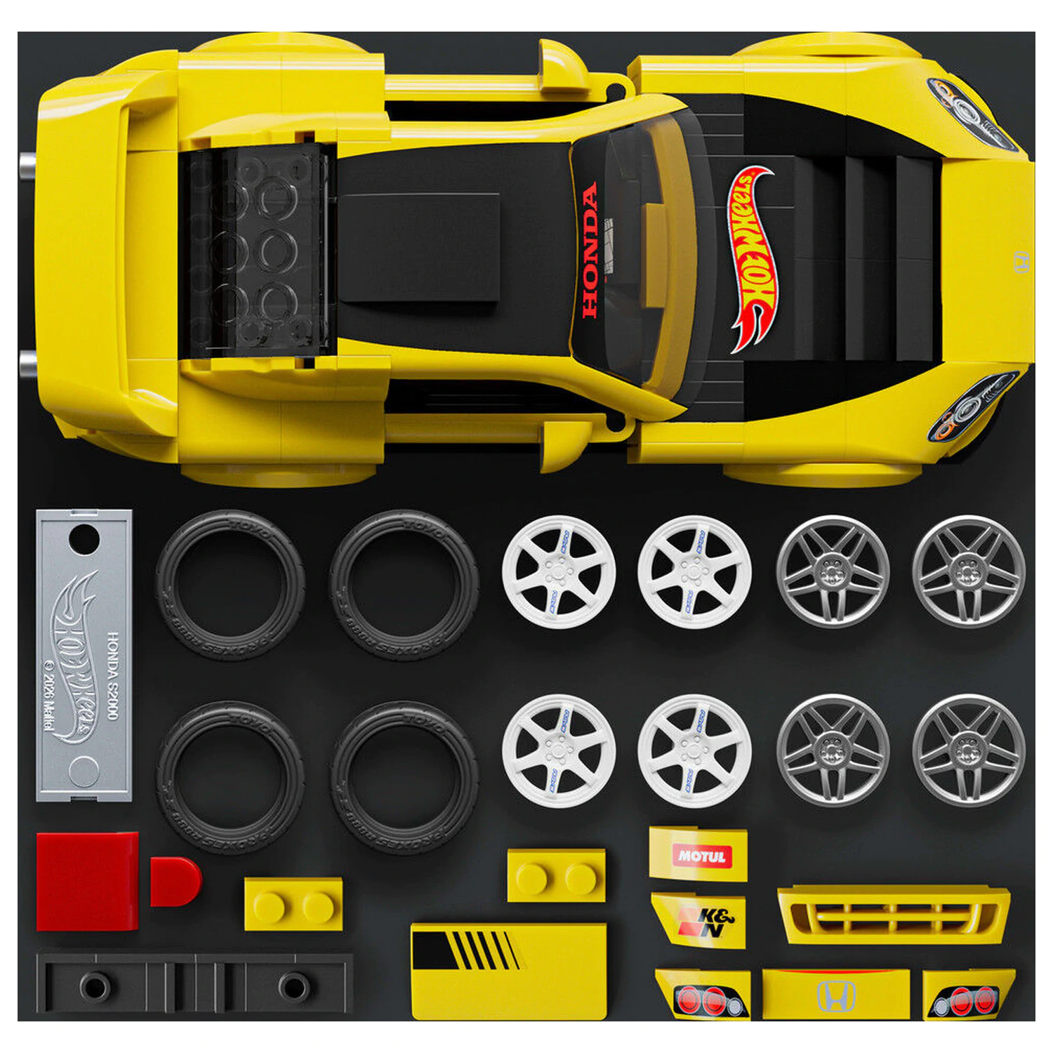 Hot Wheels Speed Series Mattel Brick Shop Zestaw Konstrukcyjny 1/32 '07 Honda S2000 zdjęcie produktu