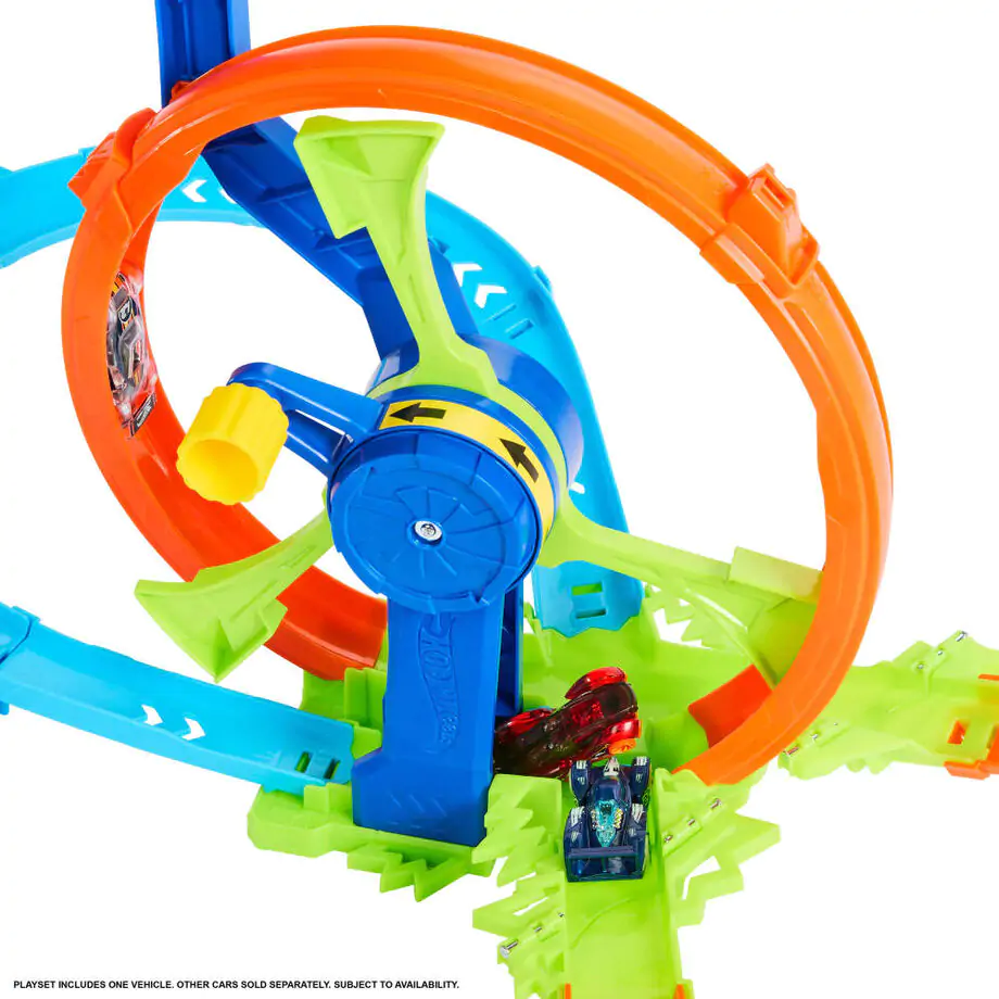 Hot Wheels Tory Kaskaderskie Zestaw do zabawy z Szybką Wyrzutnią i Pętlą zdjęcie produktu