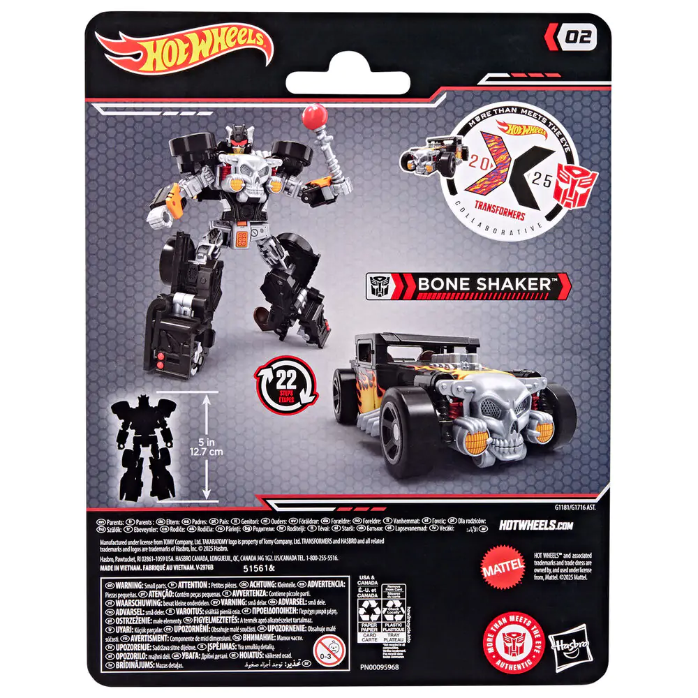 Samochód Hot Wheels Transformers Bone Shaker zdjęcie produktu