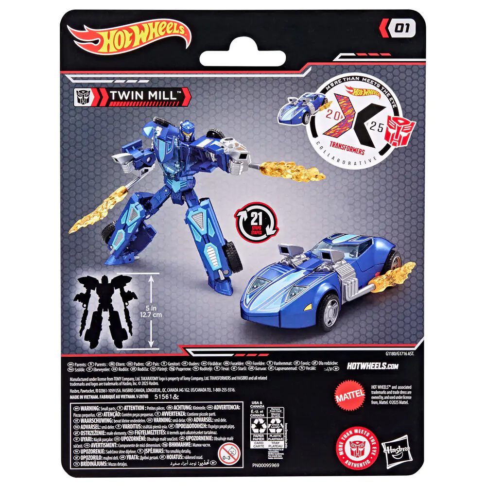 Samochód Hot Wheels Transformers Twin Mill zdjęcie produktu