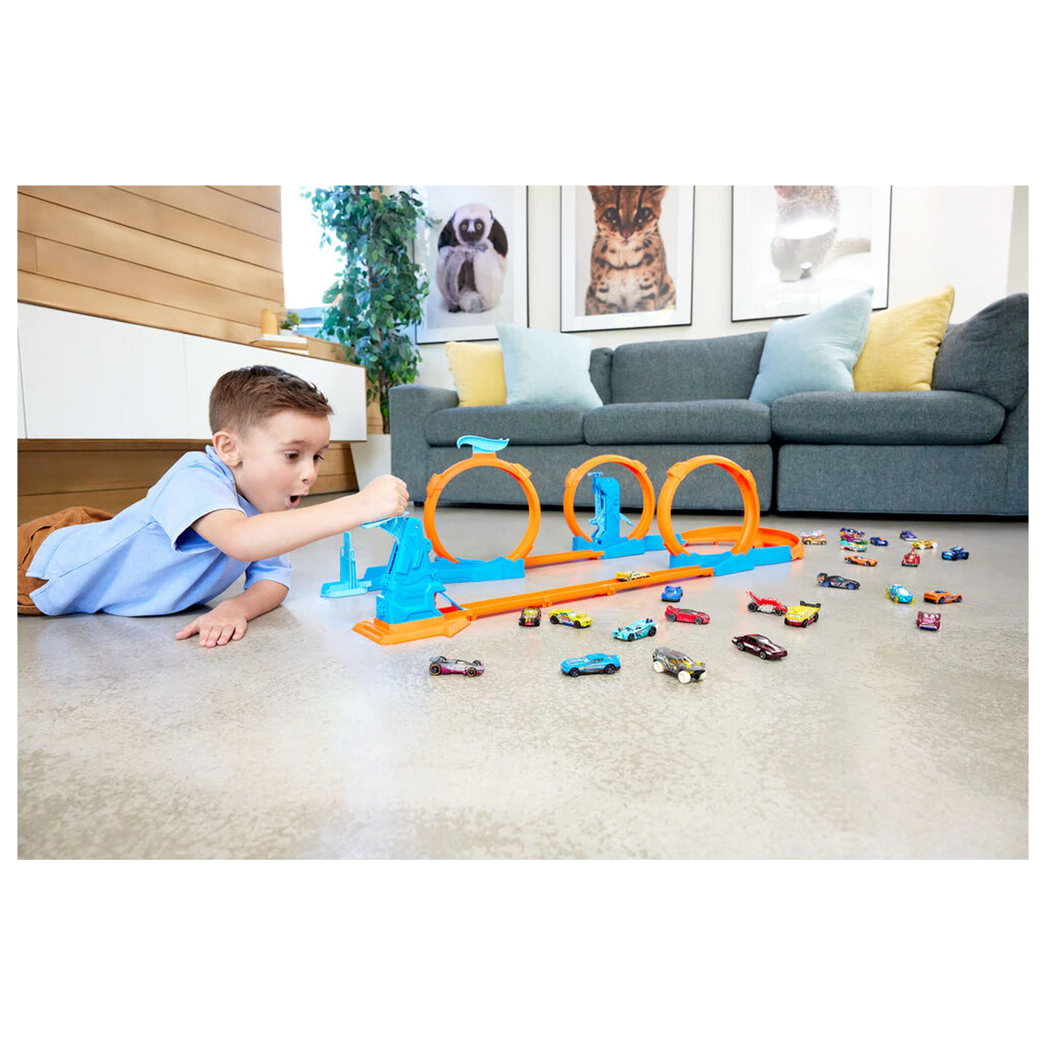 Hot Wheels Triple Loop Speed Zestaw zdjęcie produktu