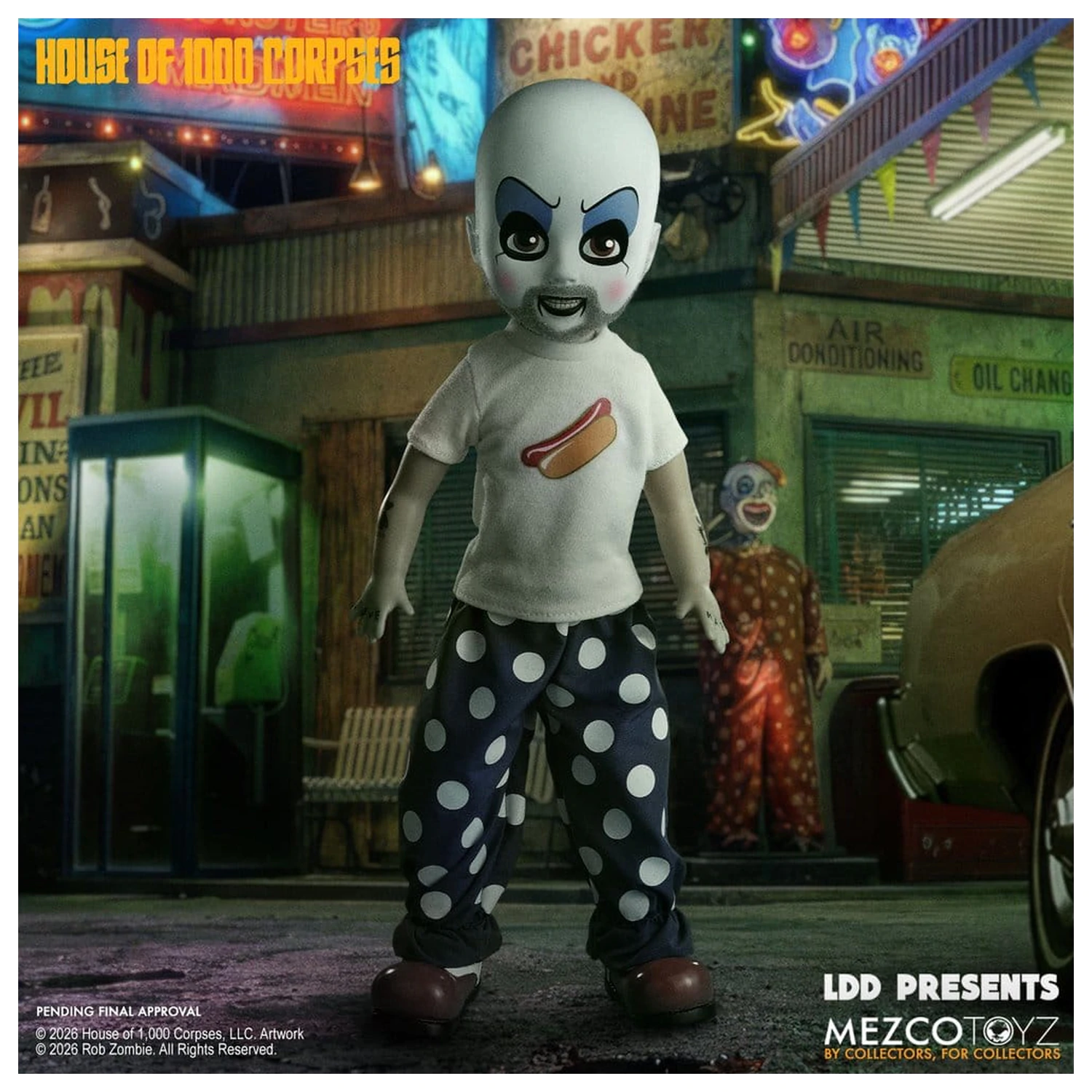 House of 1000 Corpses LDD Presents Lalka Captain Spaulding 25 cm zdjęcie produktu