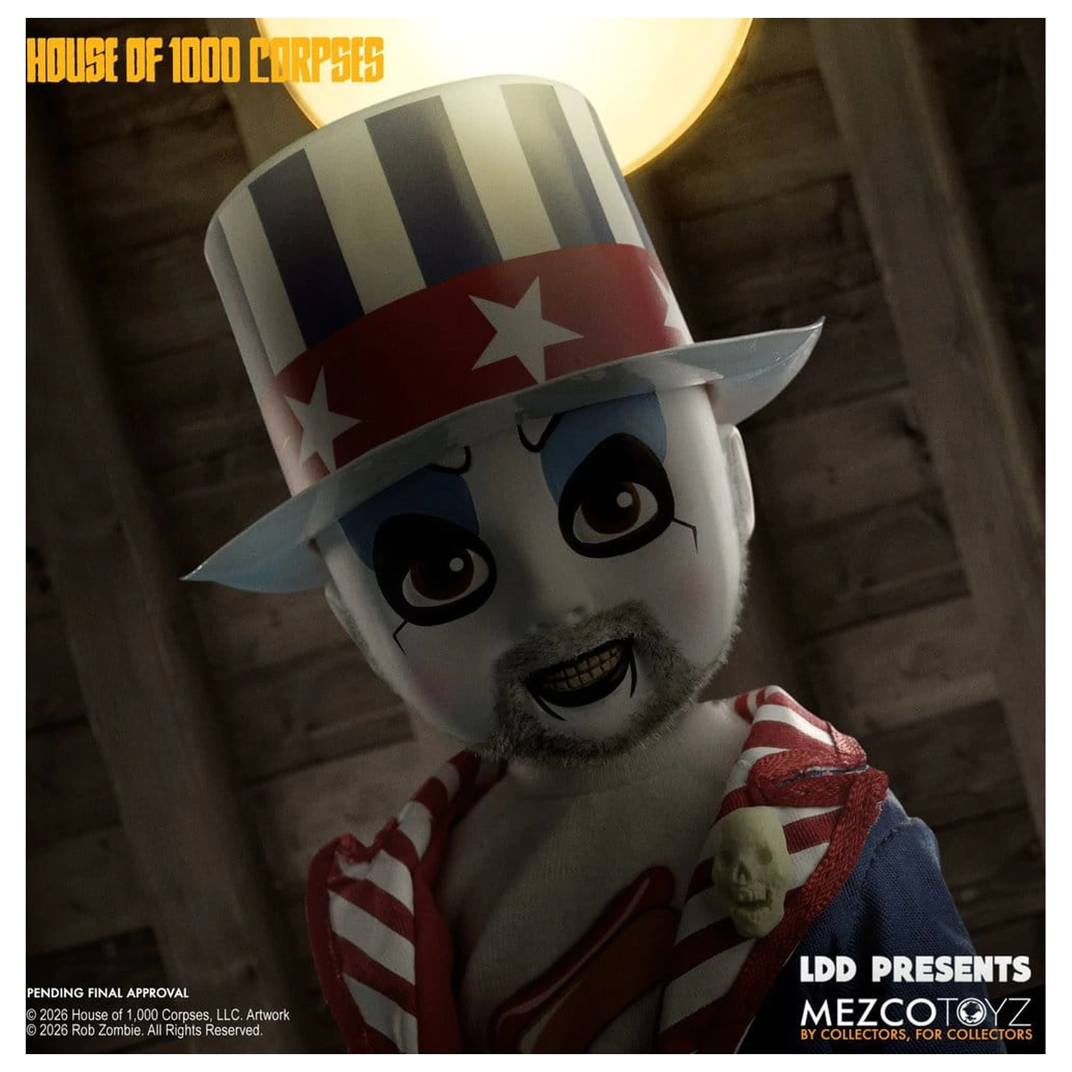 House of 1000 Corpses LDD Presents Lalka Captain Spaulding 25 cm zdjęcie produktu