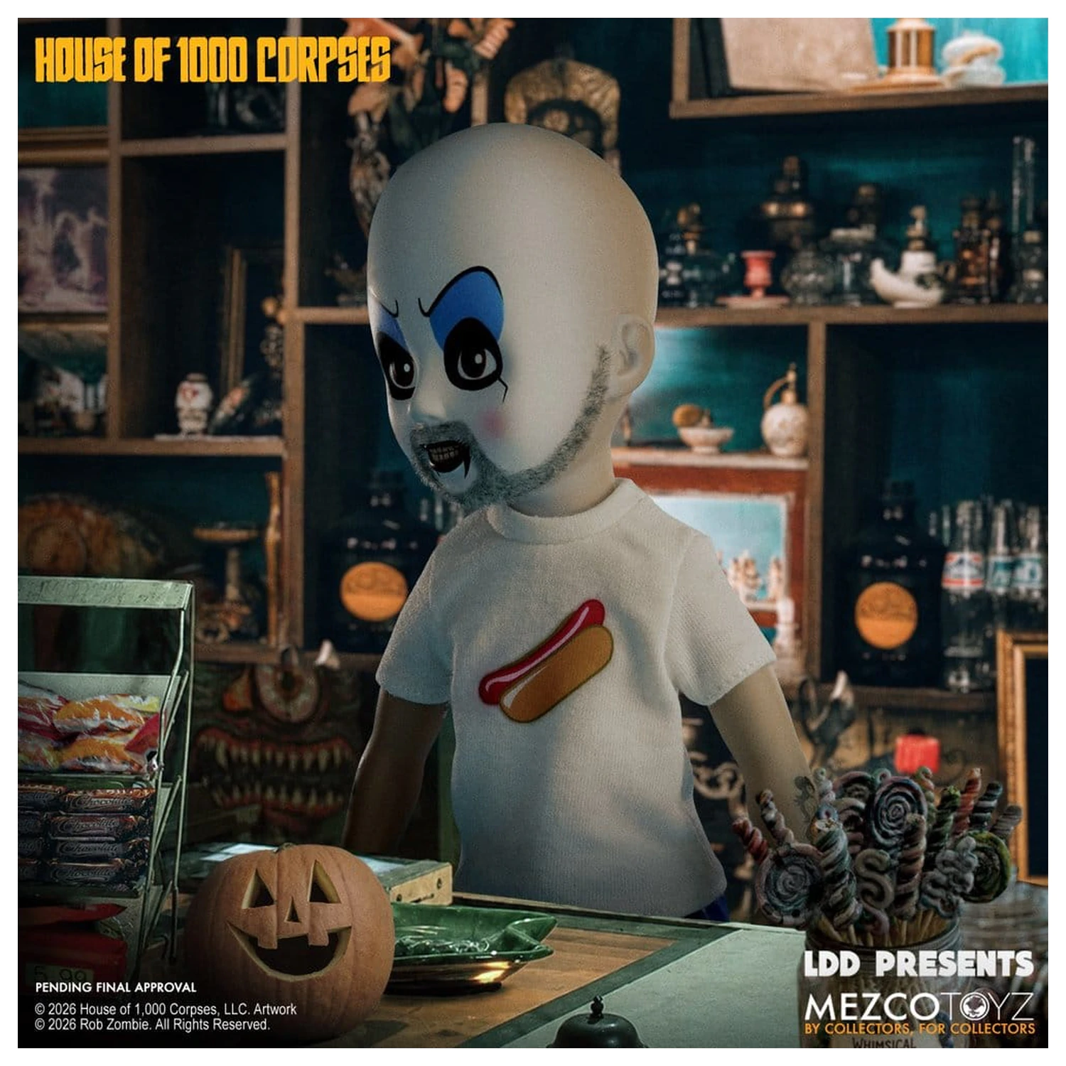 House of 1000 Corpses LDD Presents Lalka Captain Spaulding 25 cm zdjęcie produktu