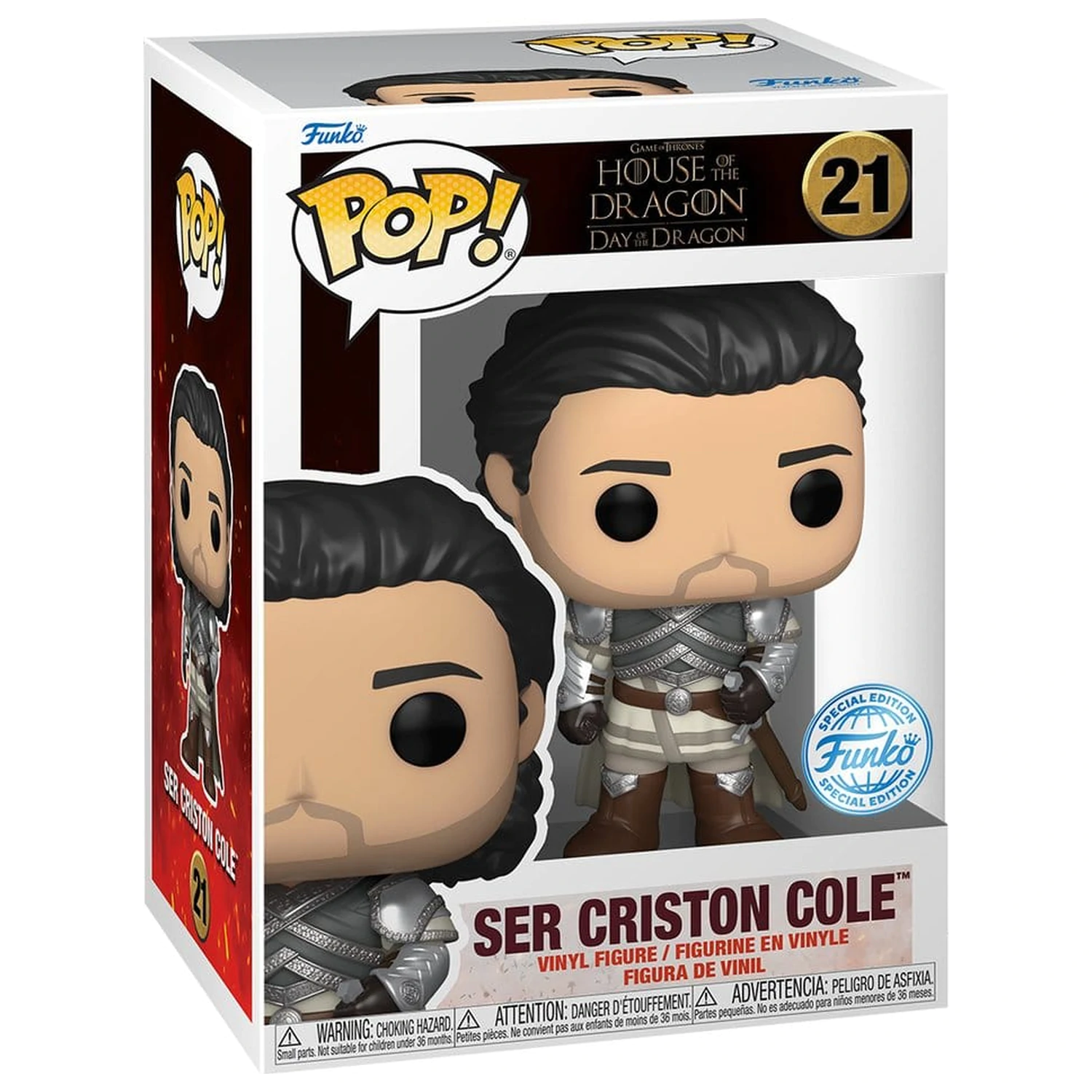 House of the Dragon Funko POP! Winylu Figurka Ser Criston Cole Exclusive Edition 9 cm zdjęcie produktu