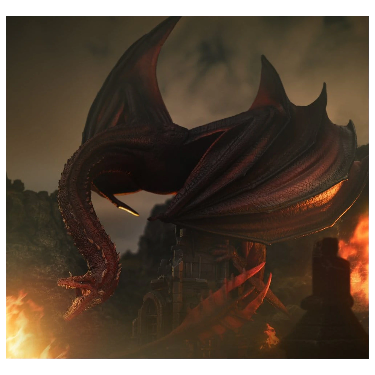 House of the Dragon Icons Statuetka Caraxes 36 cm zdjęcie produktu